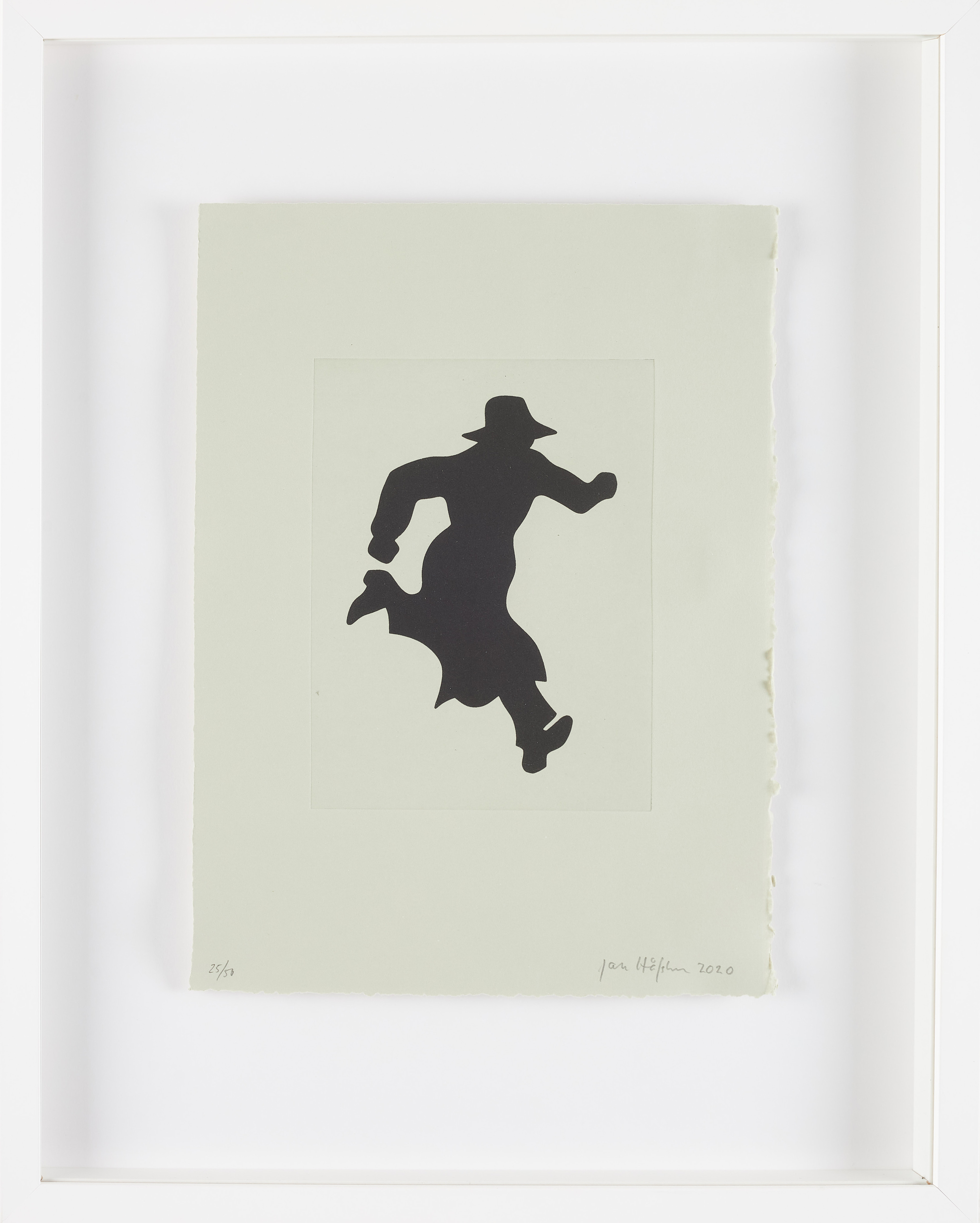JAN HÅFSTRÖM. "Walkers Escape", etsning, signerad, numrerad 25/50, daterad 2020.