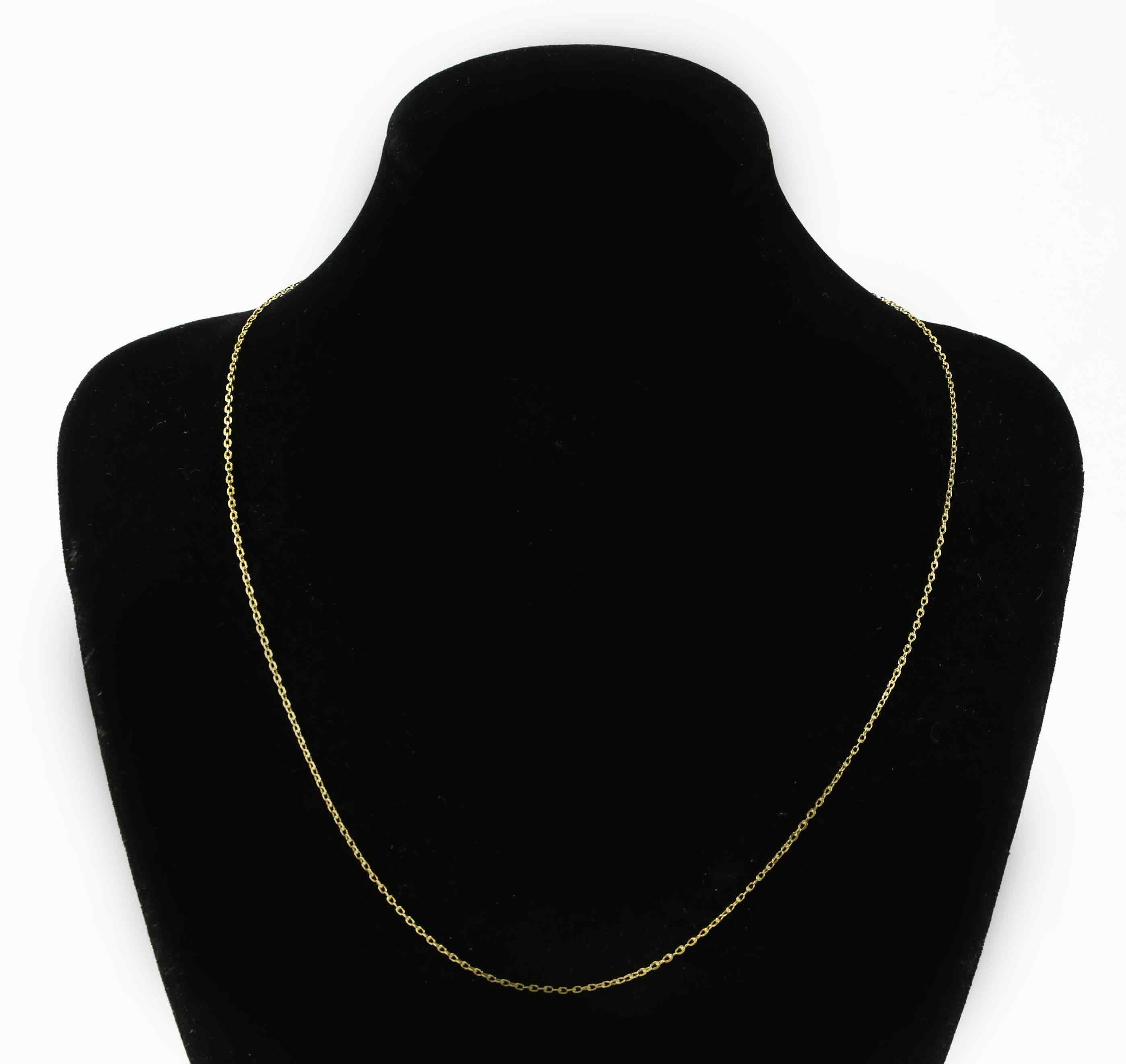 HALSKEDJA, Guld 18K.