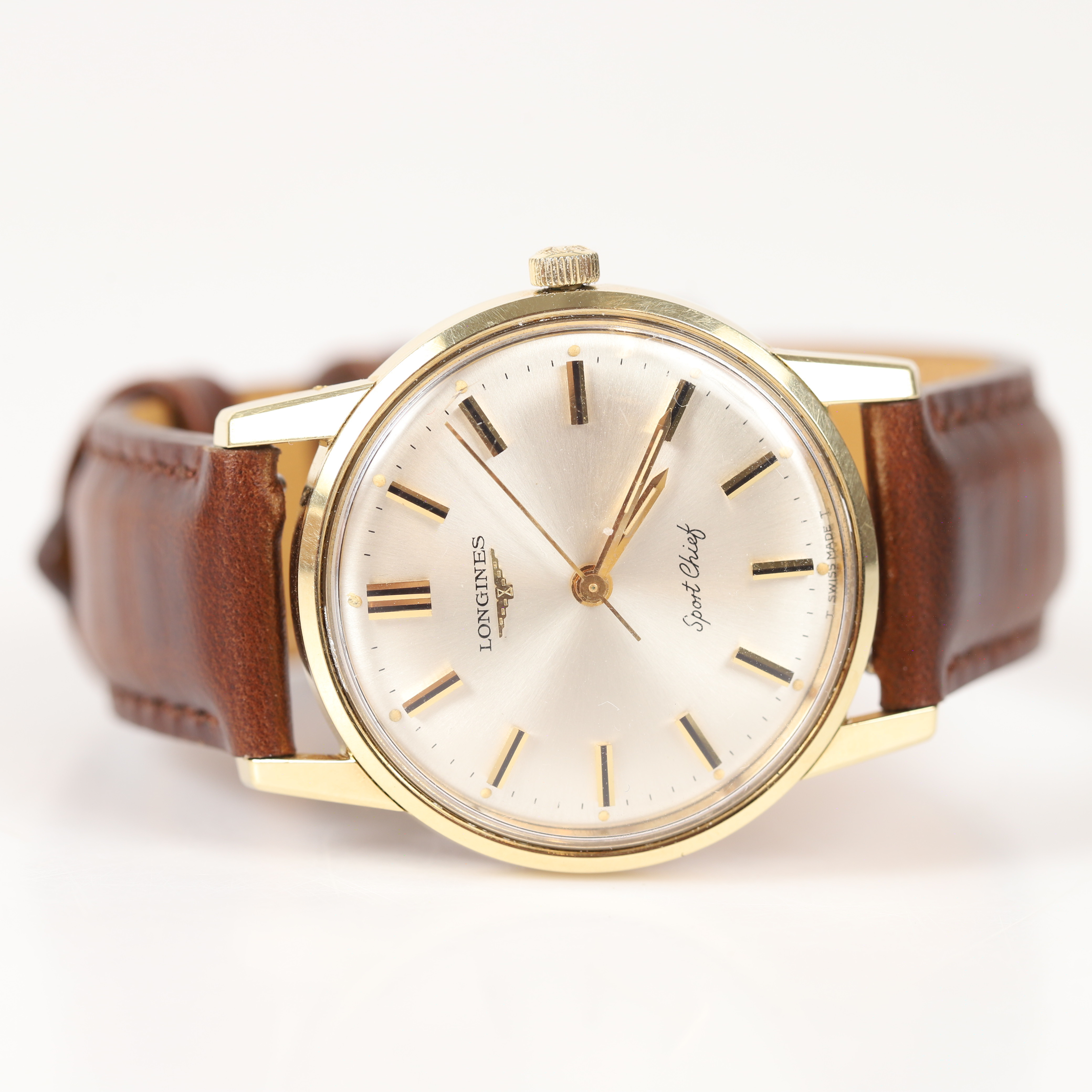 ARMBANDSUR, Longines Sport Chef, stål, 1966.