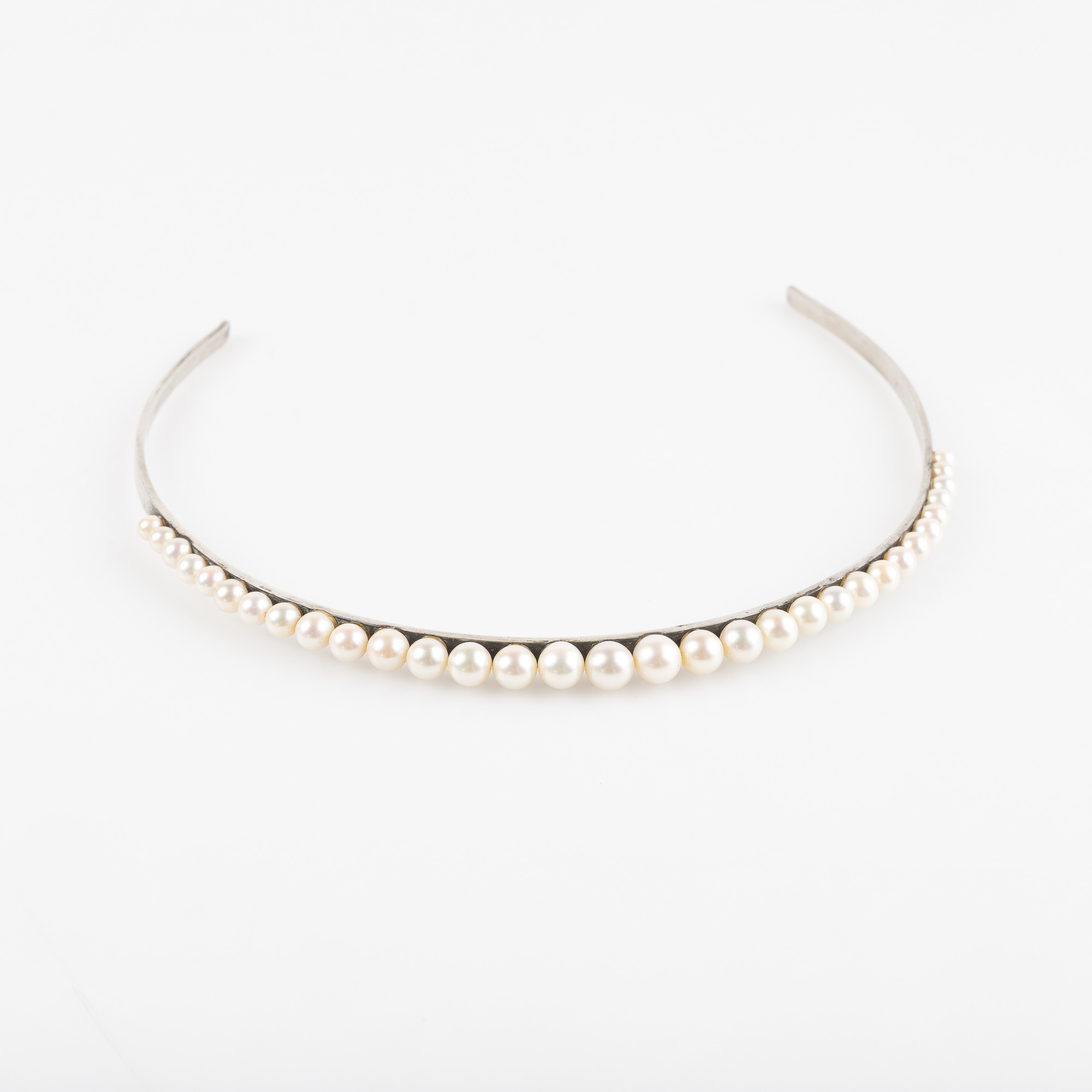 DIADEM, silver, imitationspärlor, 1900-tal.