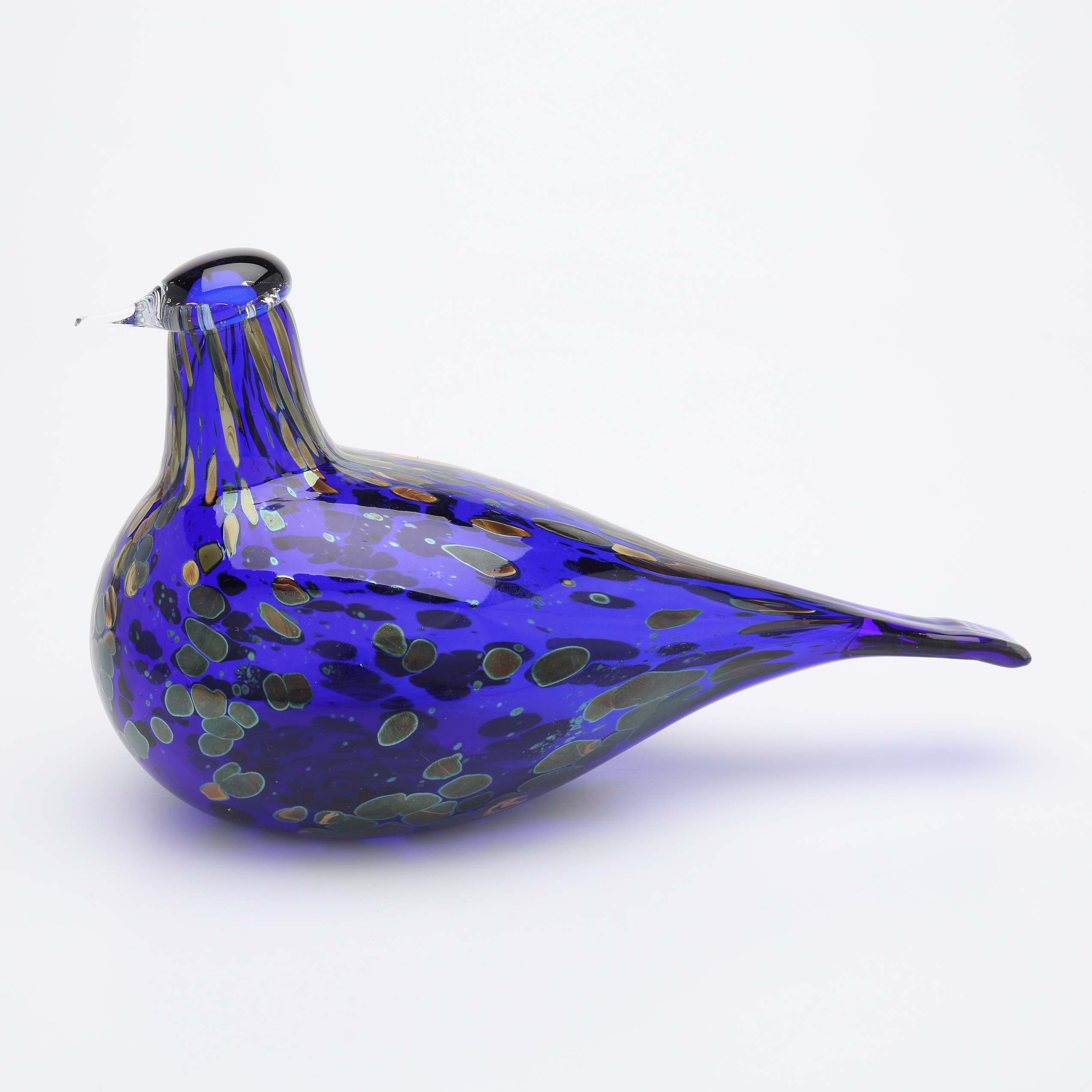OIVA TOIKKA. FIGURIN, GLAS, FÅGEL, NUUTAJÄRVI, IITTALA.