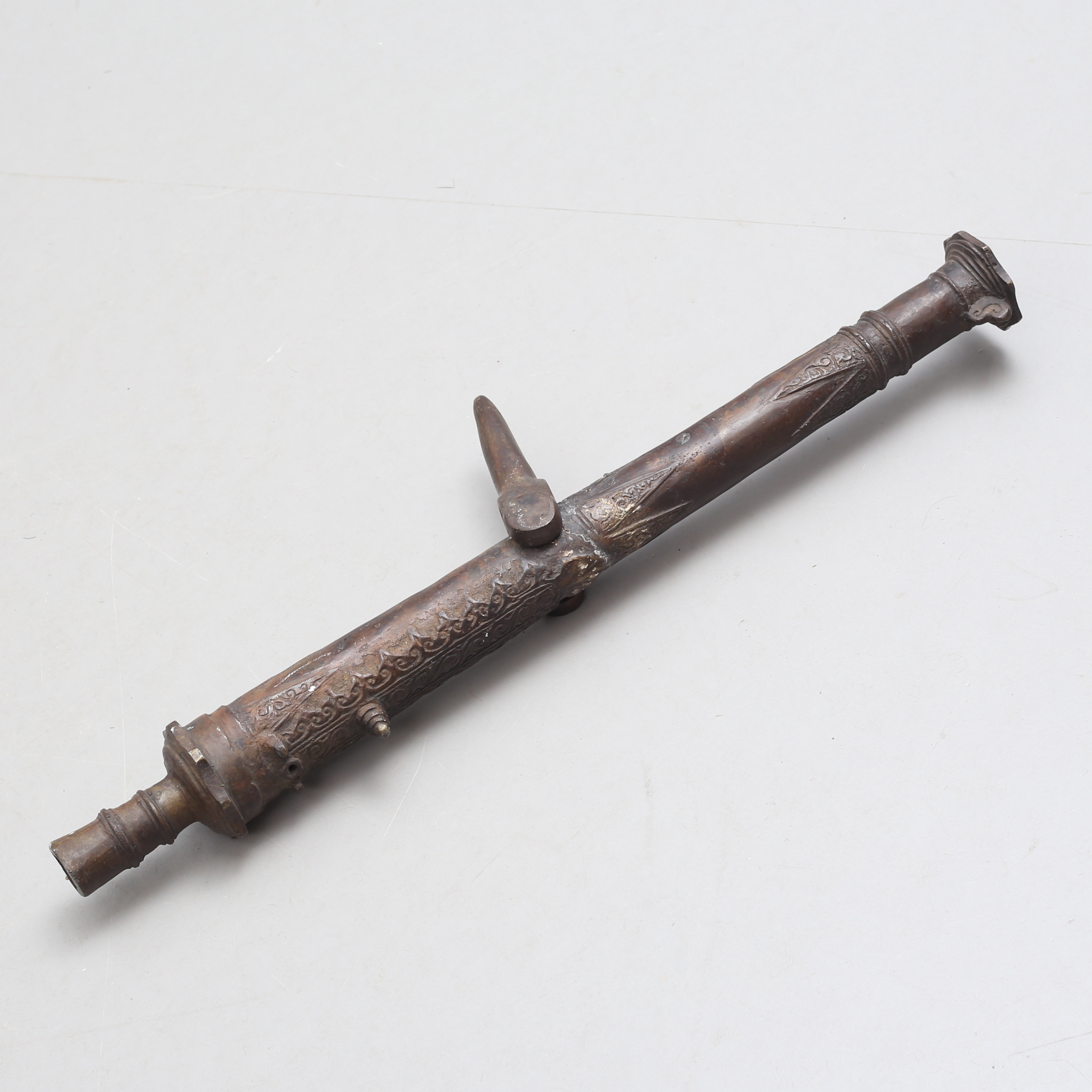 RELINGSKANON, sk. Lantaka, brons, Portugal, 1800-tal.