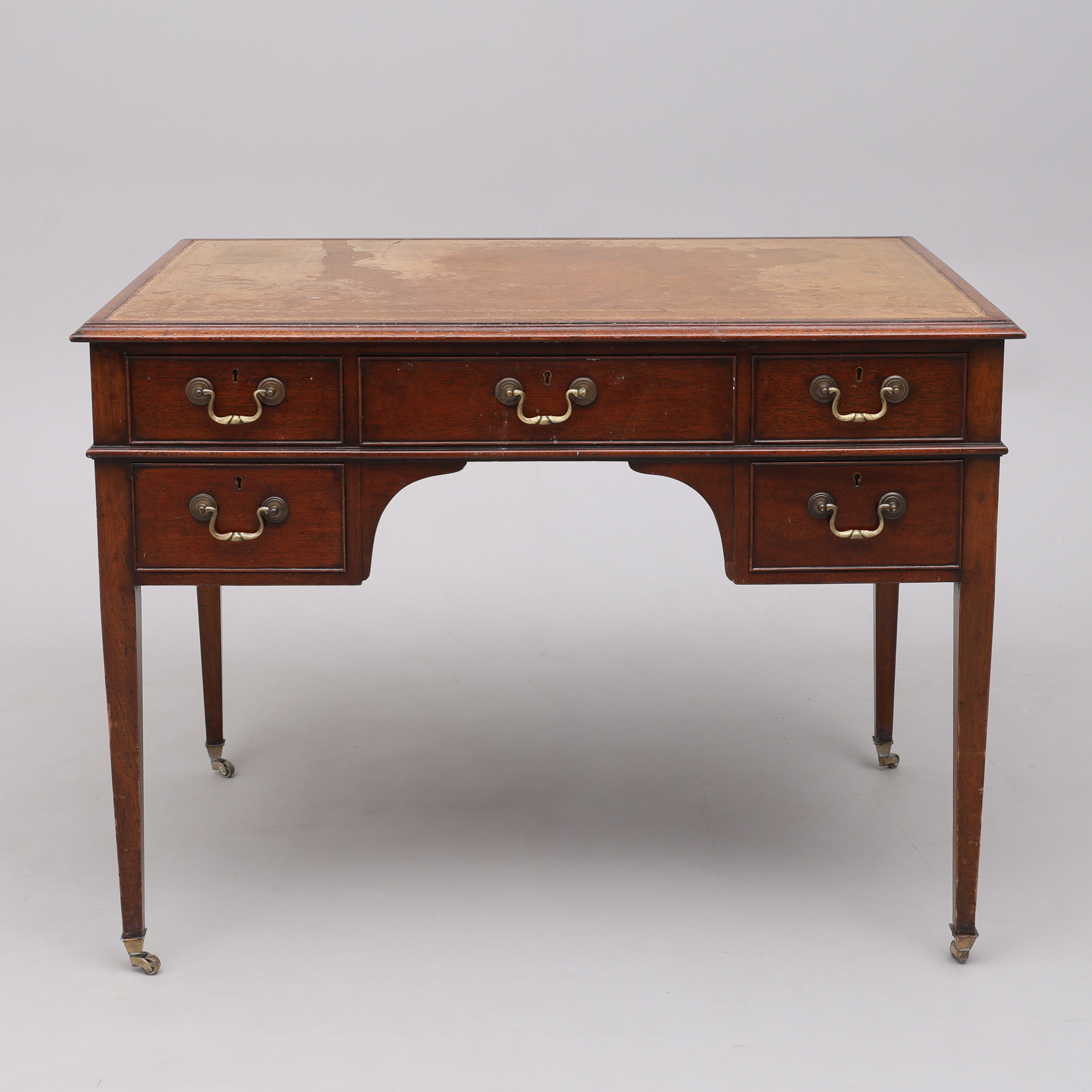 PARTNERS' DESK, England, mahogny, 1900-talets början.