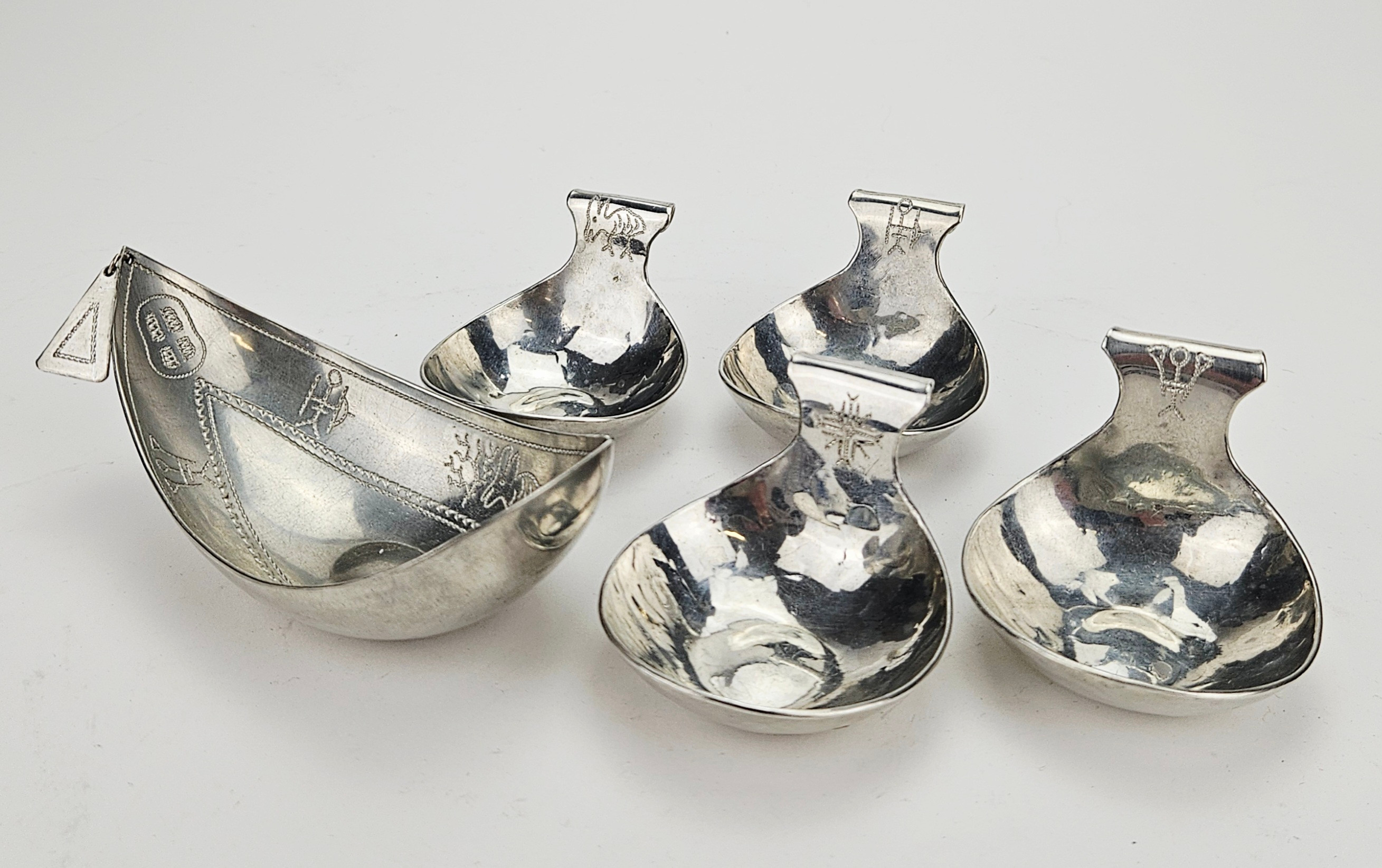 TENNFÖREMÅL, 5 delar, samearbeten, E&K Norberg, Tärnaby, 1900-tal.