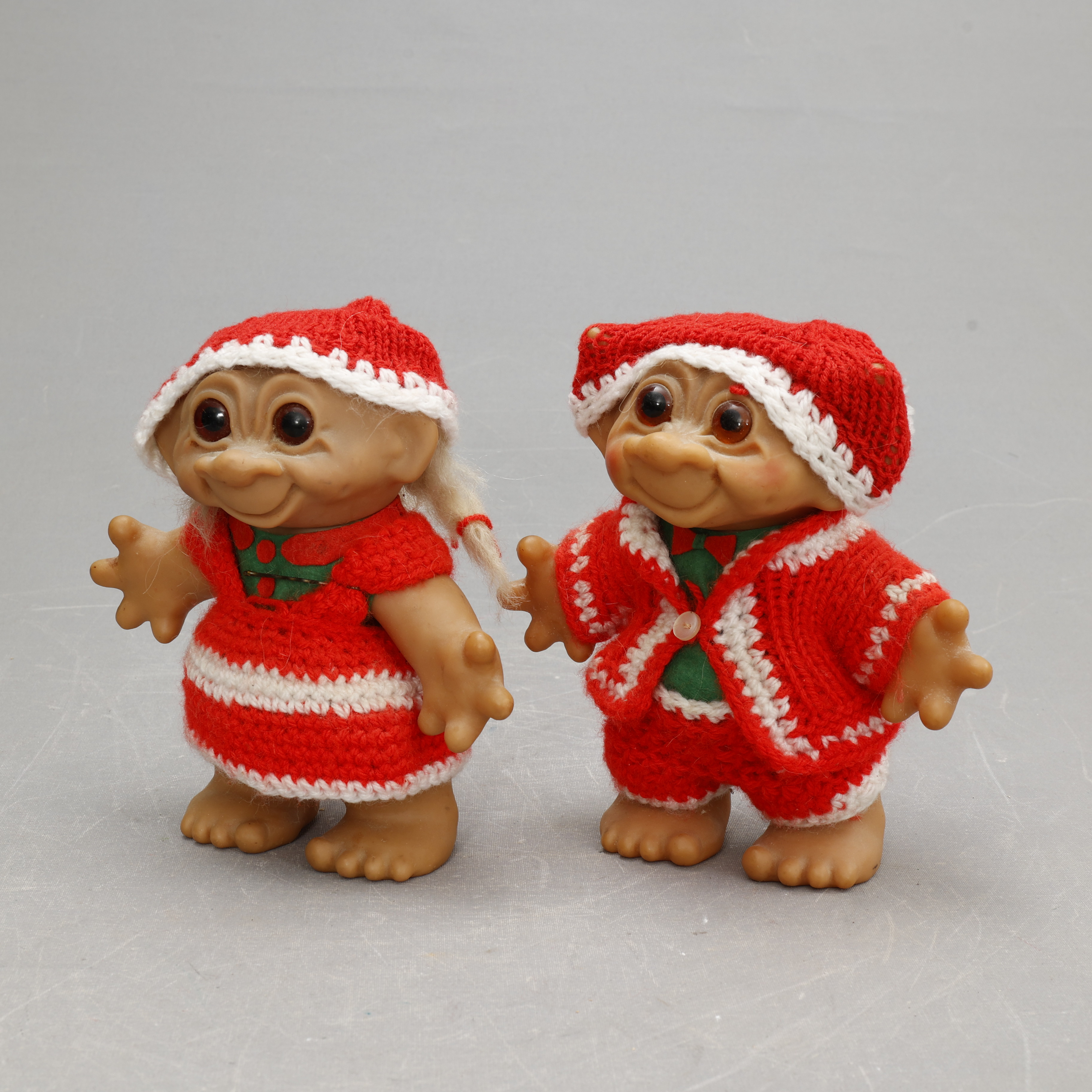 TOMAS DAM. TROLL, 2 stycken, Danmark, 1980-tal.