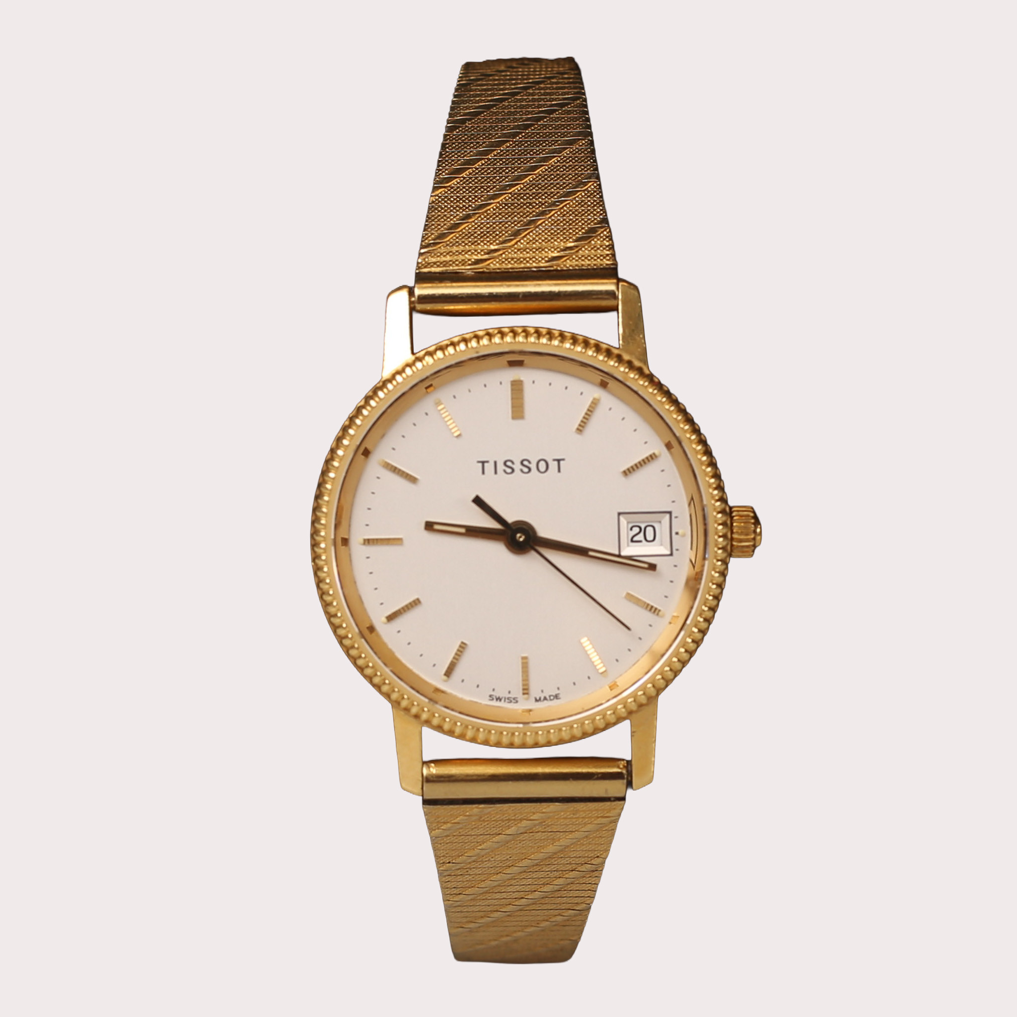 ARMBANDSUR, Tissot, 18k guld med doublelänk.