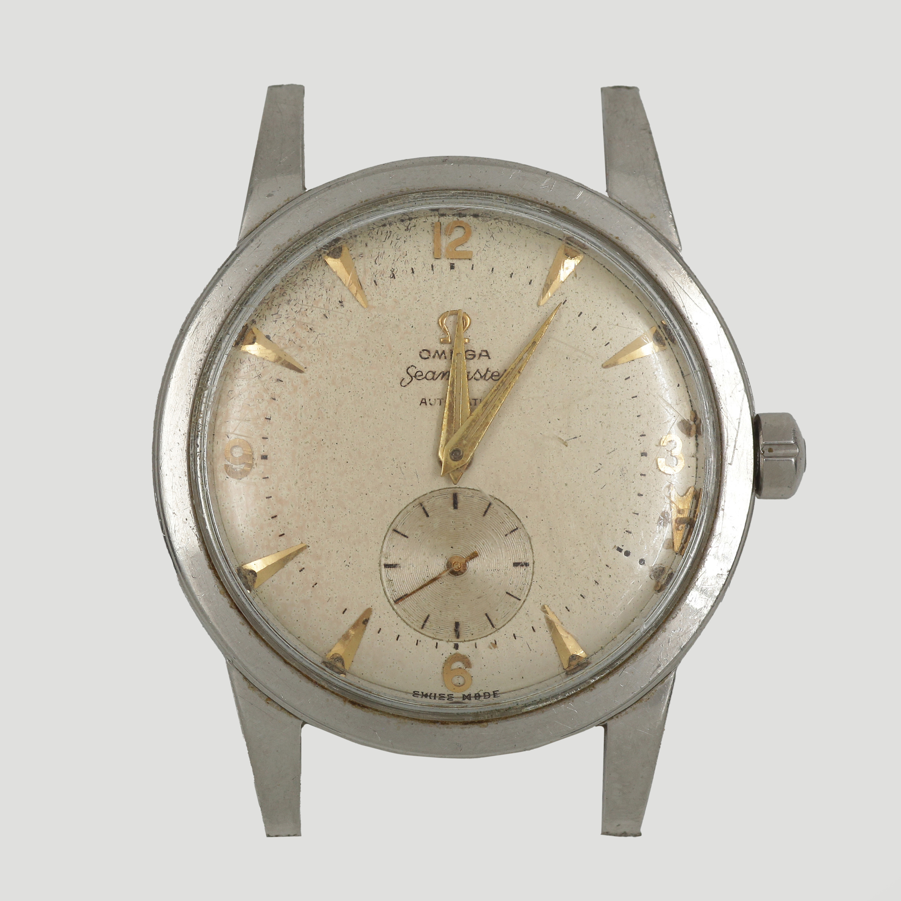 OMEGA, SEAMASTER AUTOMATIC, ARMBANDSUR, HERR, 1950-TAL.