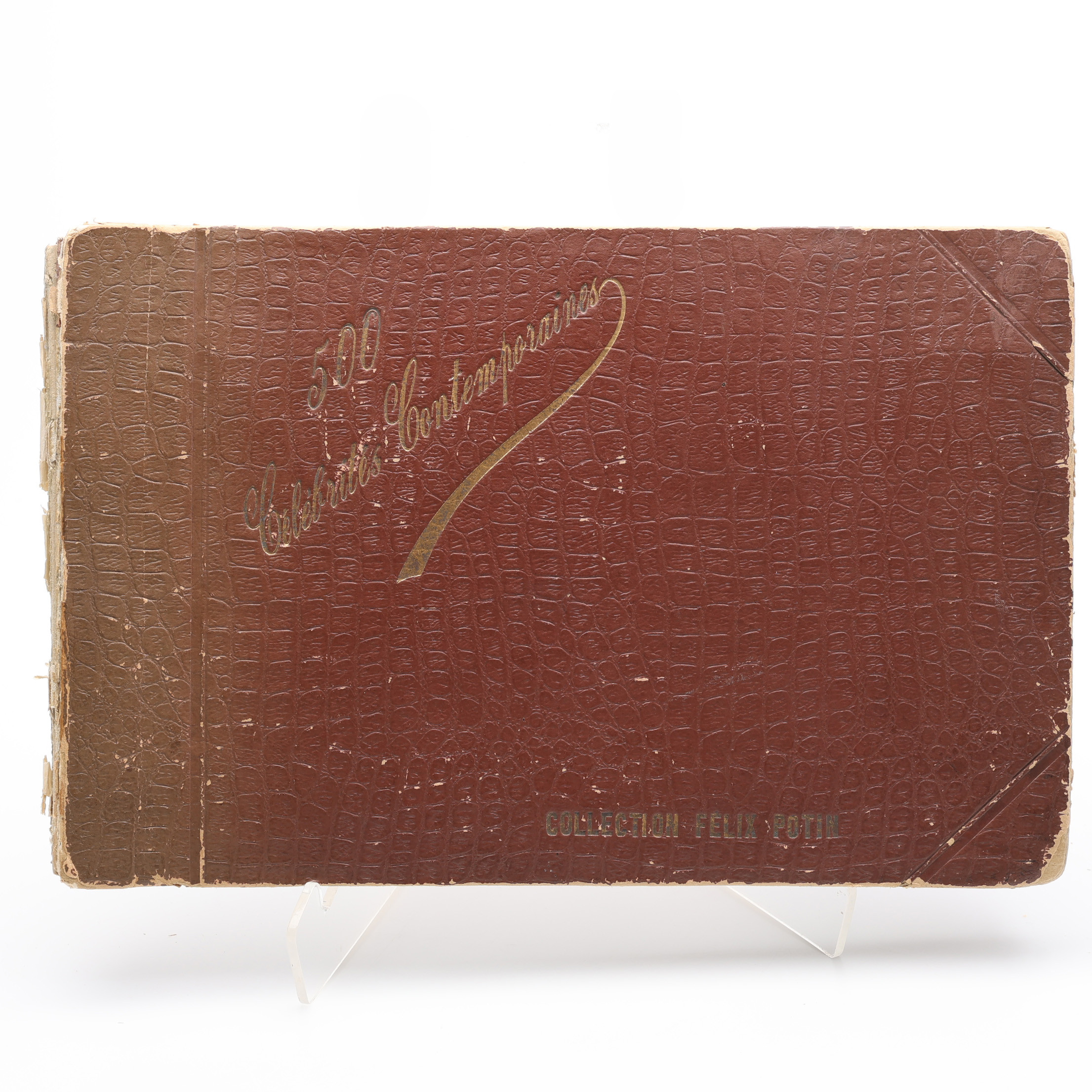 SAMLARBILDER. COLLECTION FELIX PORTIN CA. 1900 MED 500 SVART-VITA FOTOGRAFIER PÅ PERSONLIGHETER FRÅN HELA VÄRLDEN.