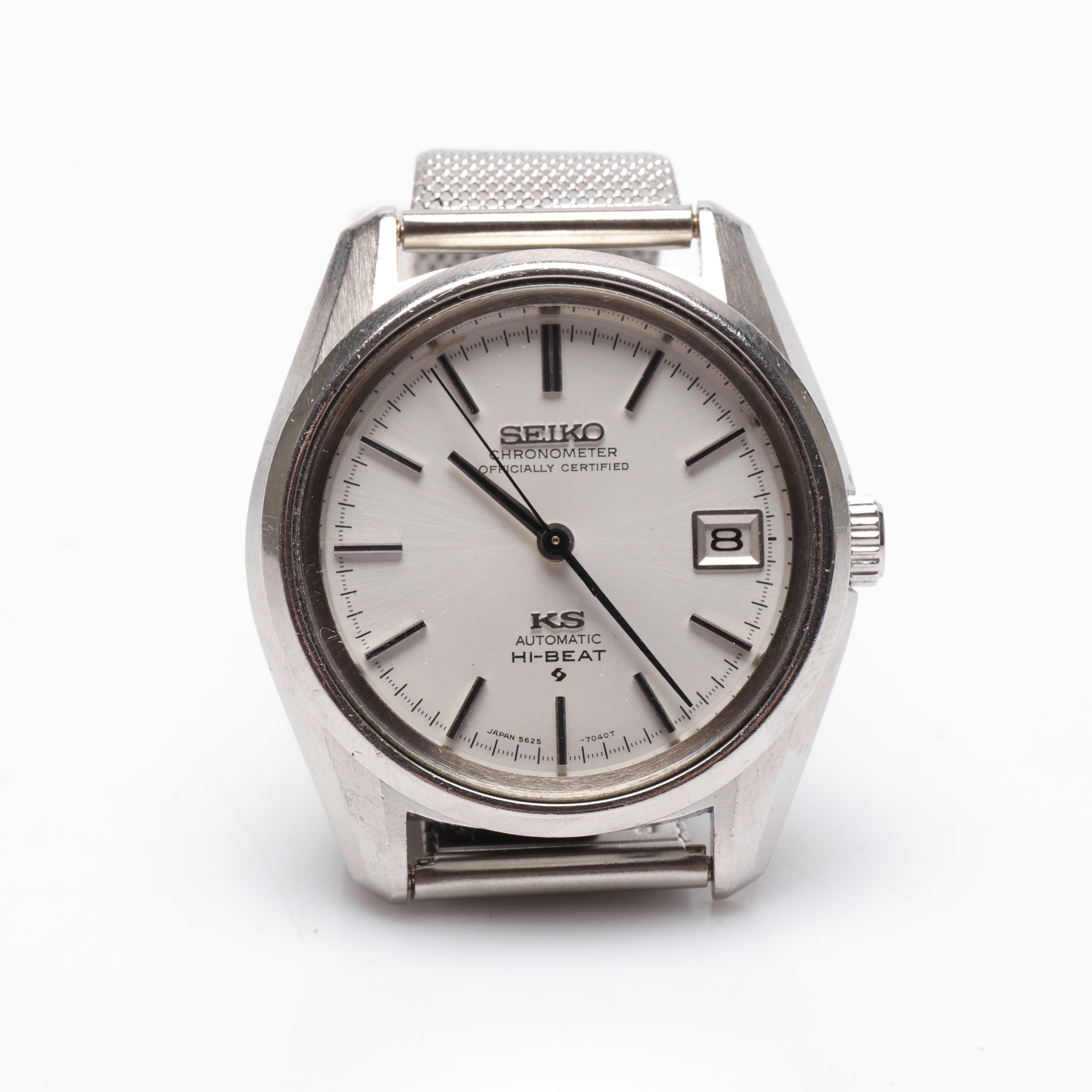 ARMBANDSUR, stål, automatisk, "King Seiko", ca 35mm, 1970-tal, Seiko.
