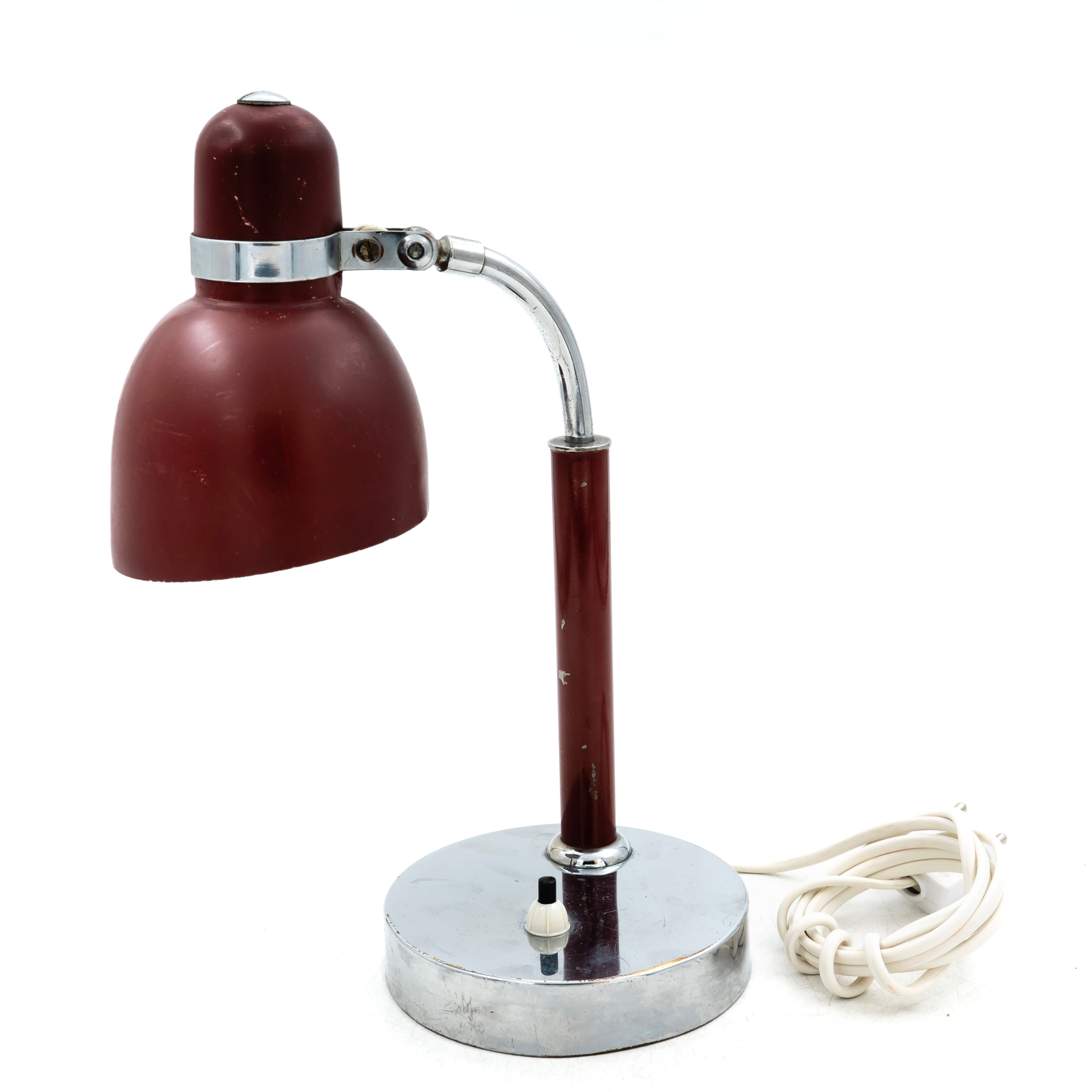 BRÖDERNA MALMSTRÖMS METALLVARUFABRIK. BORDSLAMPA / skrivbordslampa, Modell 2590, funkis, 1930/40-tal.