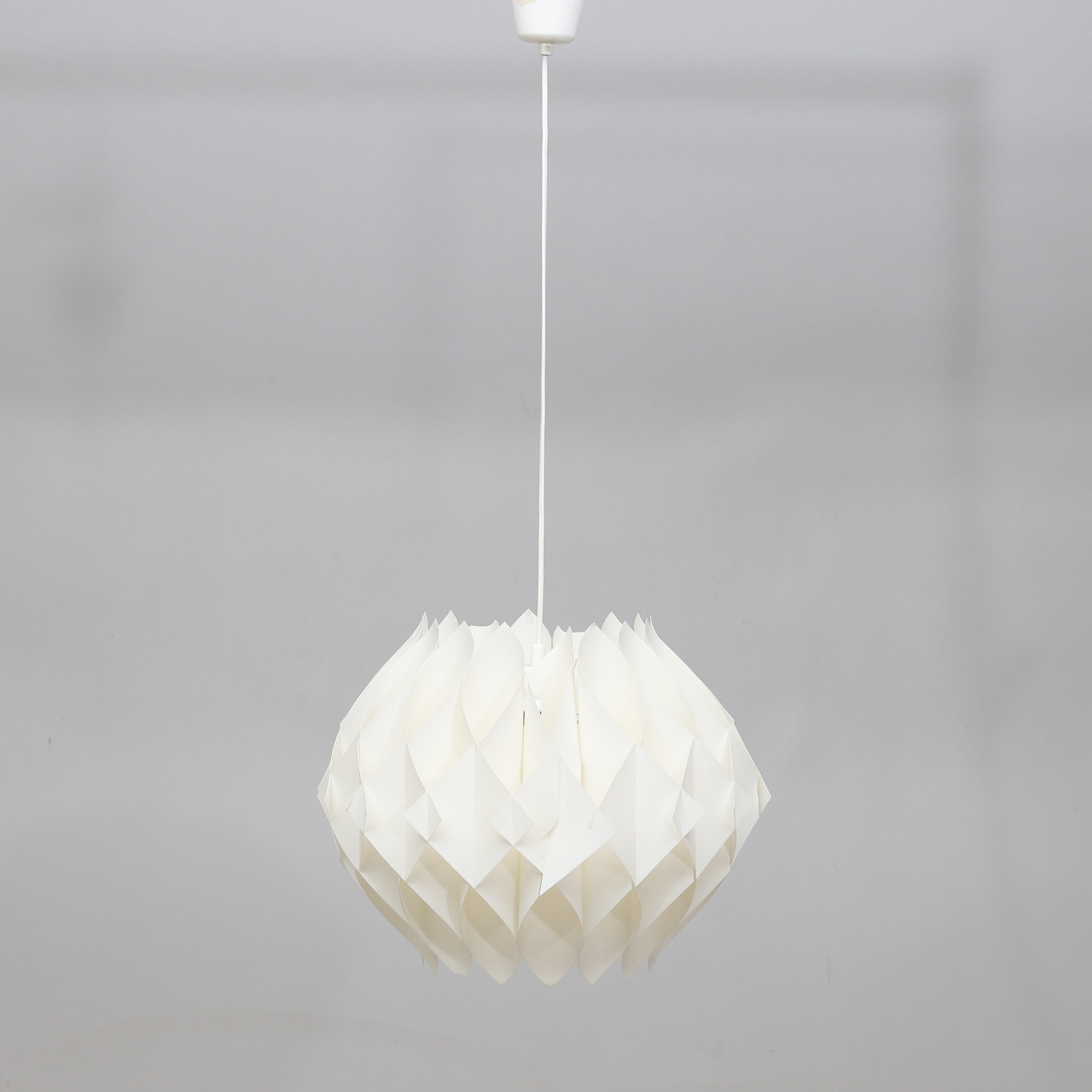 LARS SCHIÖLER. Taklampa, plast, ''Butterfly'', Høyrup, Danmark, 1960-tal.