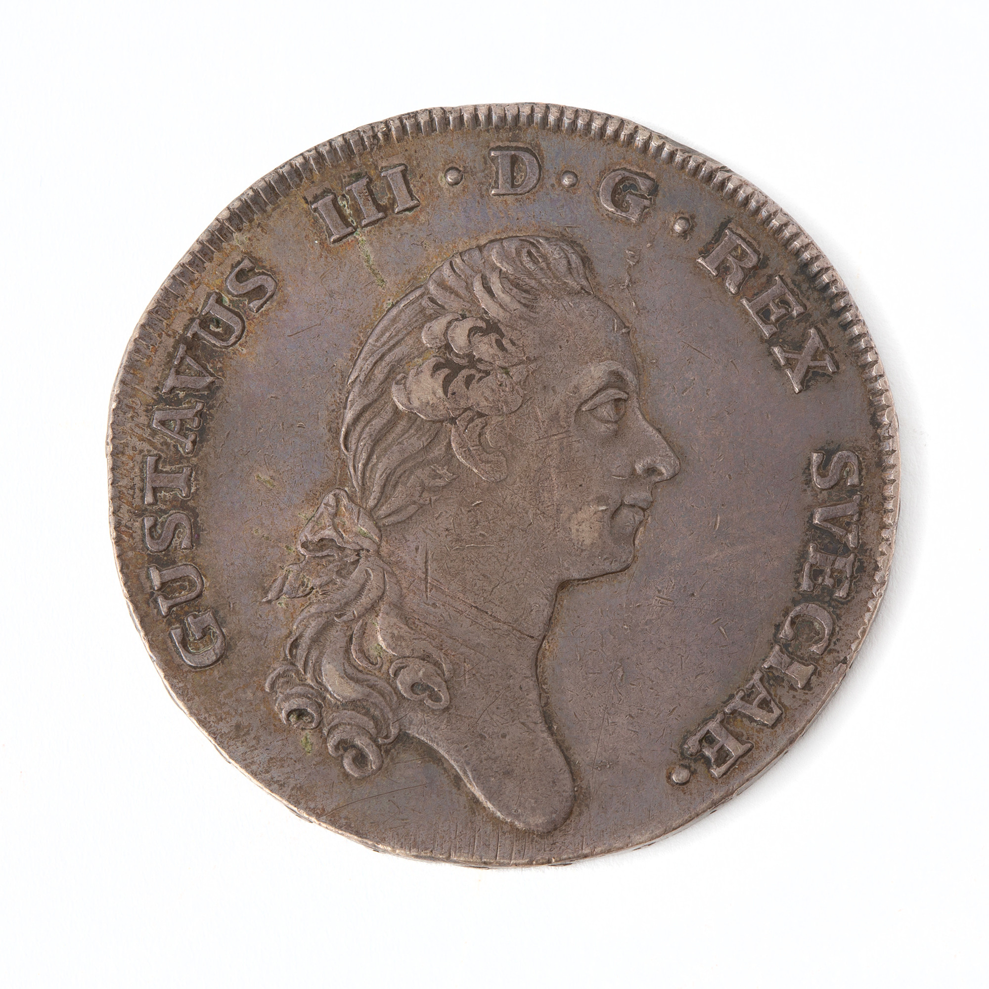 MYNT, Gustav III, silver, 1 riksdaler, 1776.