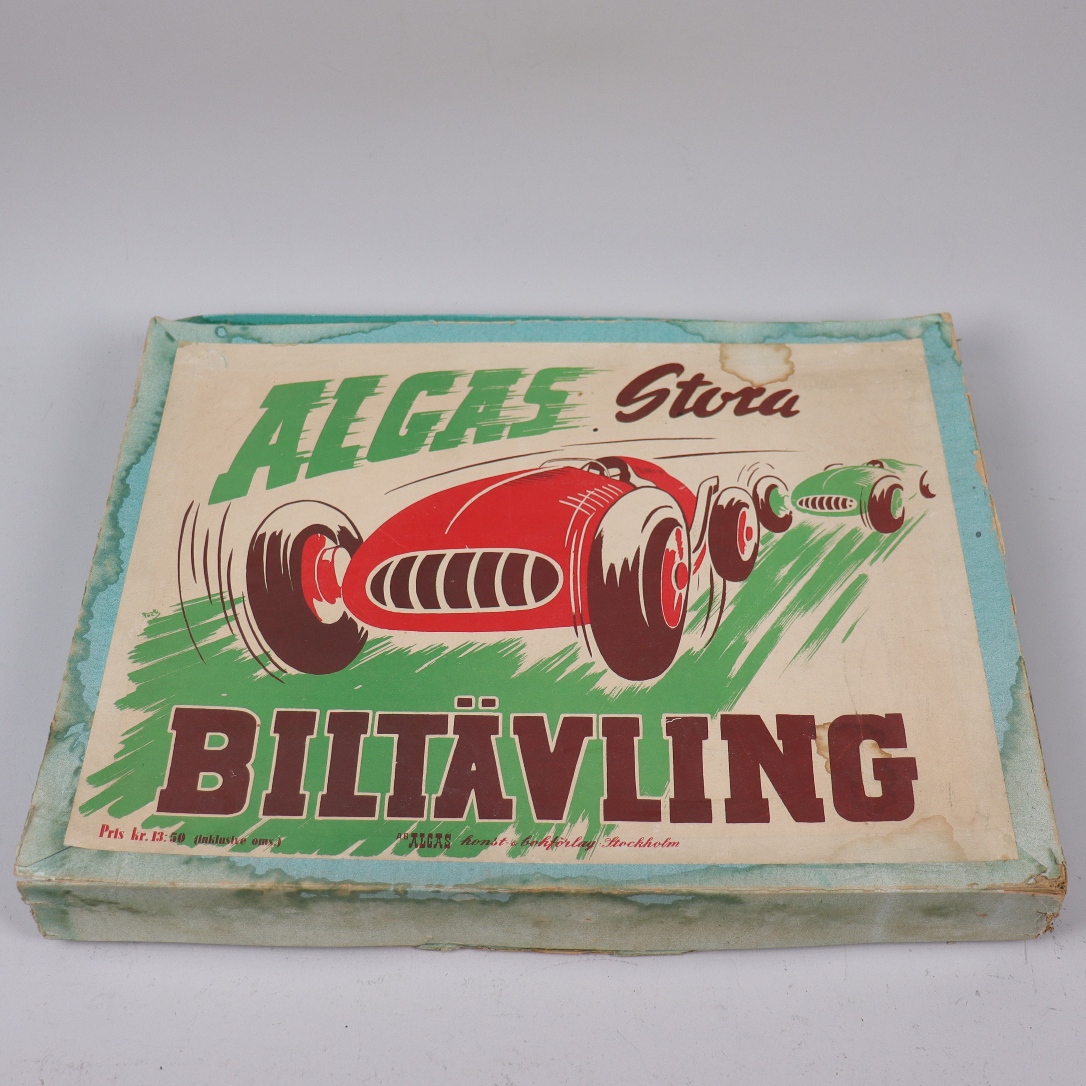 SÄLLSKAPSSPEL, Algas Stora Biltävling.