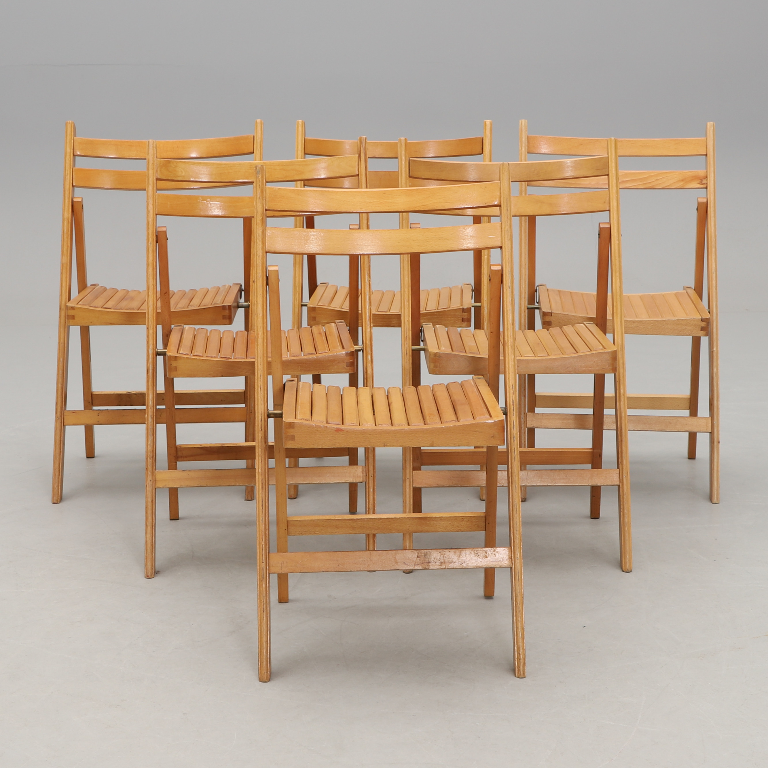 KLAPPSTOLAR, 6 st, 1950/60-tal.