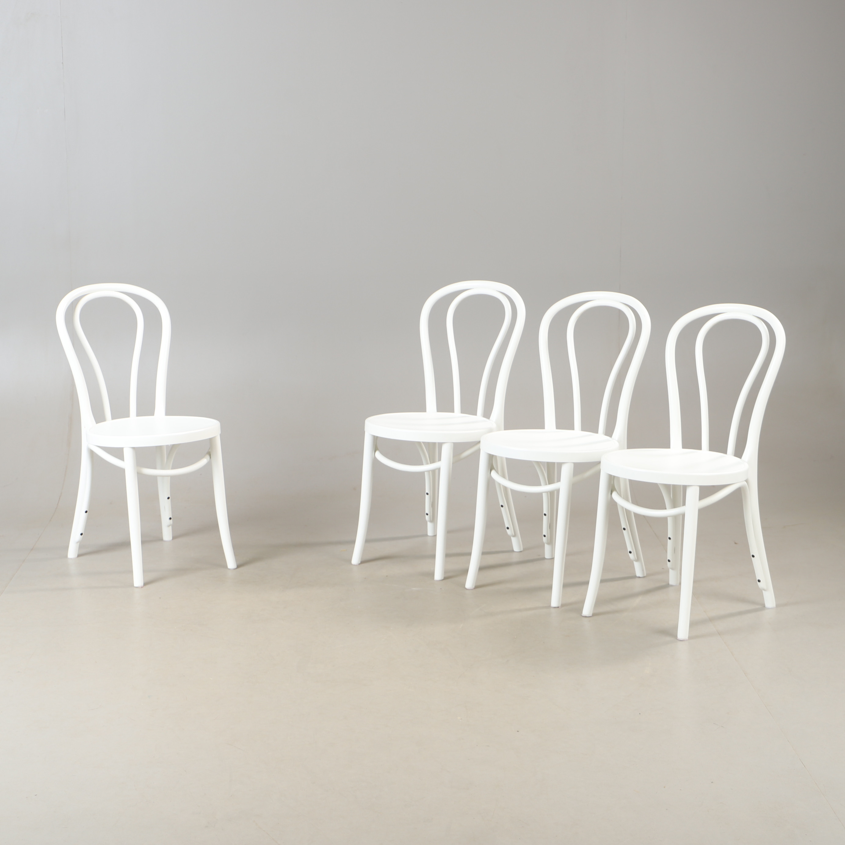 GILLIS LUNDGREN. Stolar, 4 stycken, "Öglan", plast, IKEA.