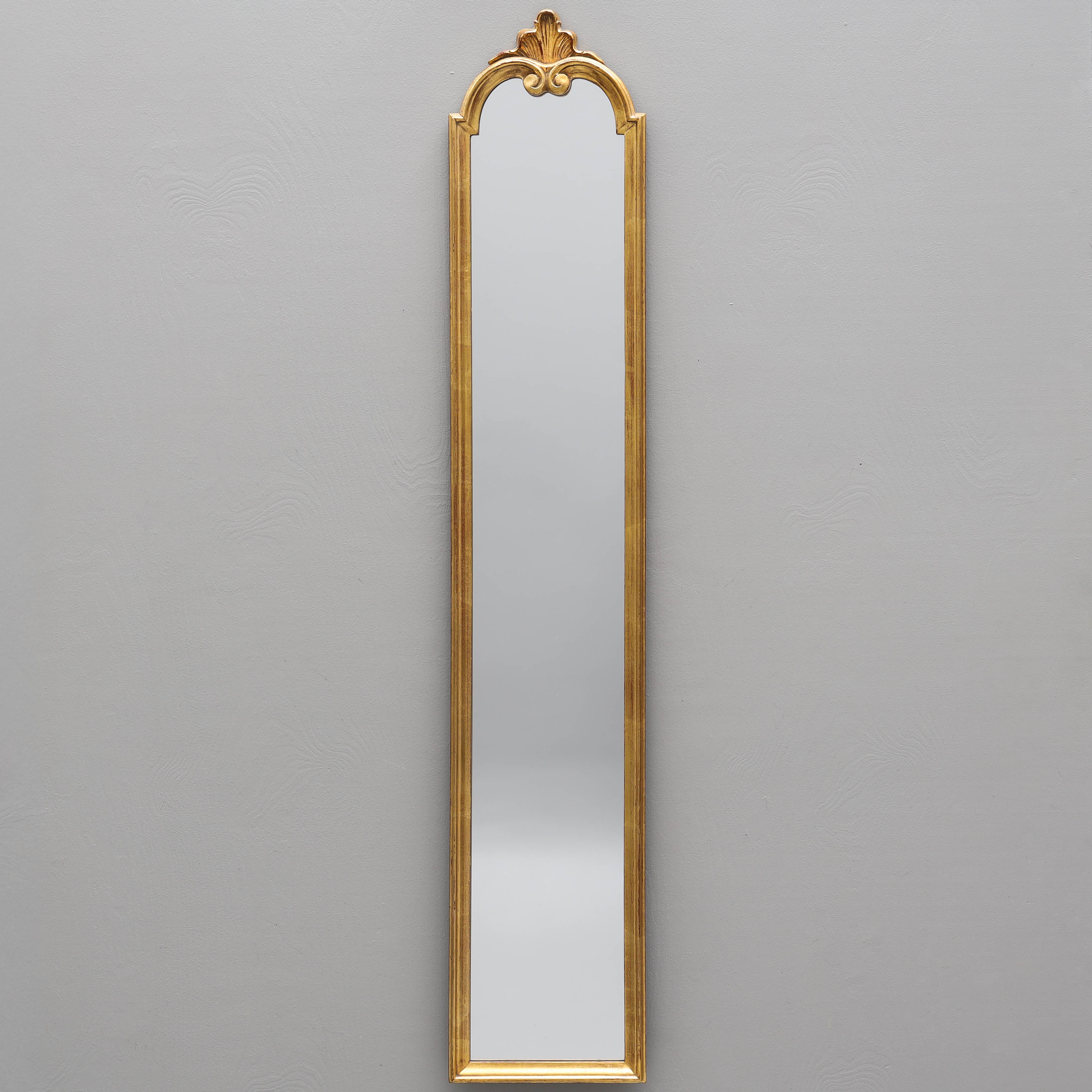 SPEGEL, samtida, höjd 123 cm, bredd 23 cm.