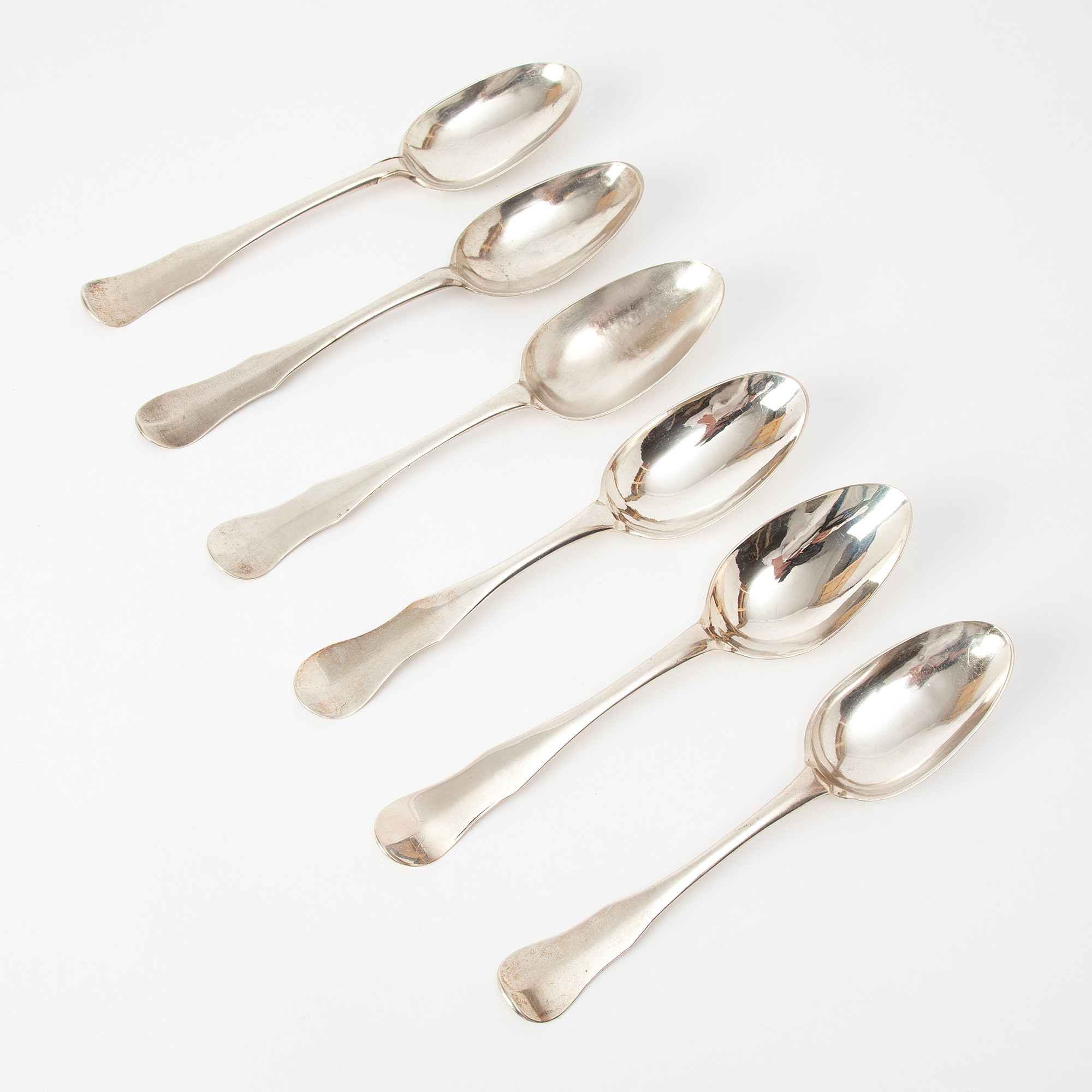 SKEDAR. 6 st, silver, Stockholm och Norrköping, 1758-1780.