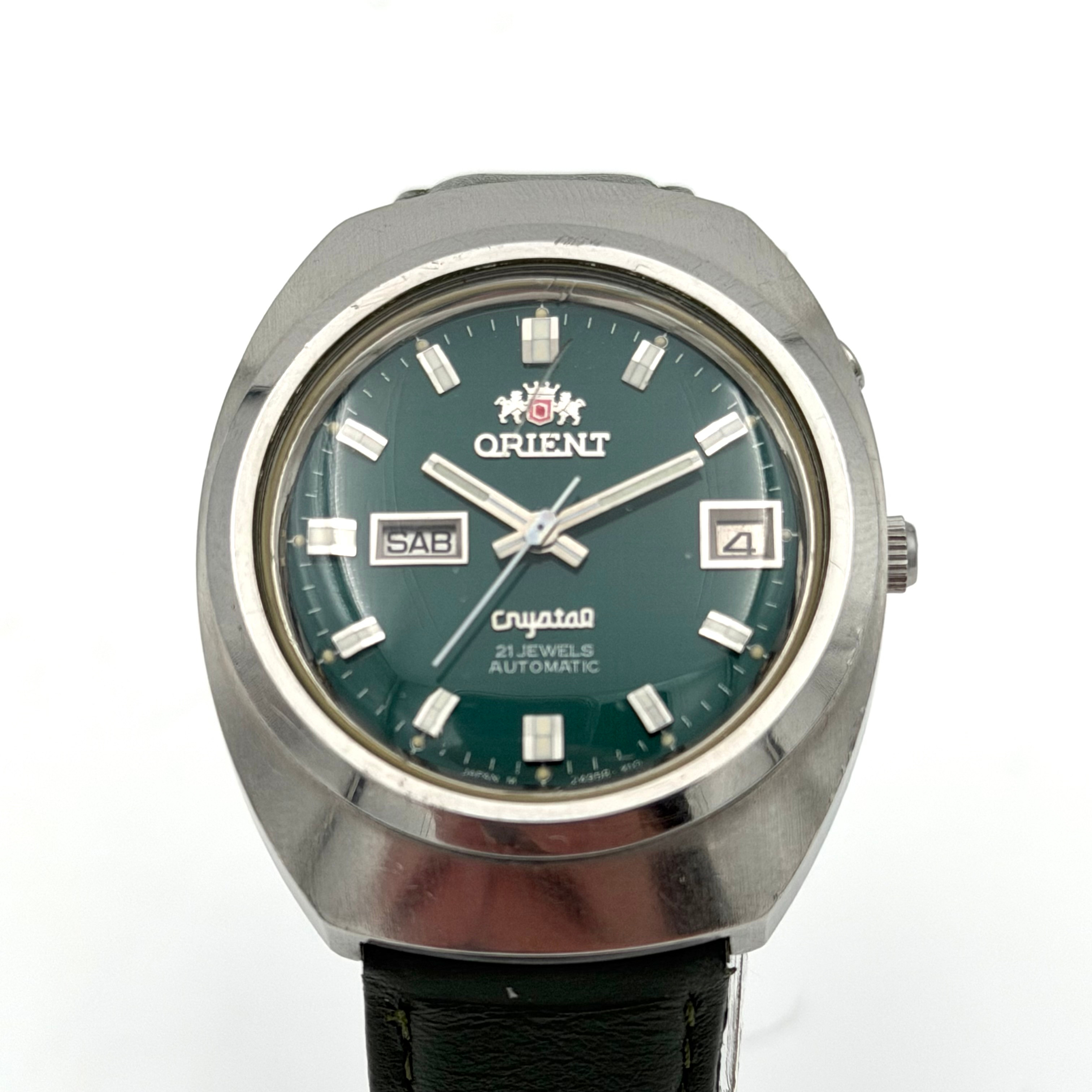 ORIENT CRYSTAL, armbandsur, 1970-tal, automatic, stål.