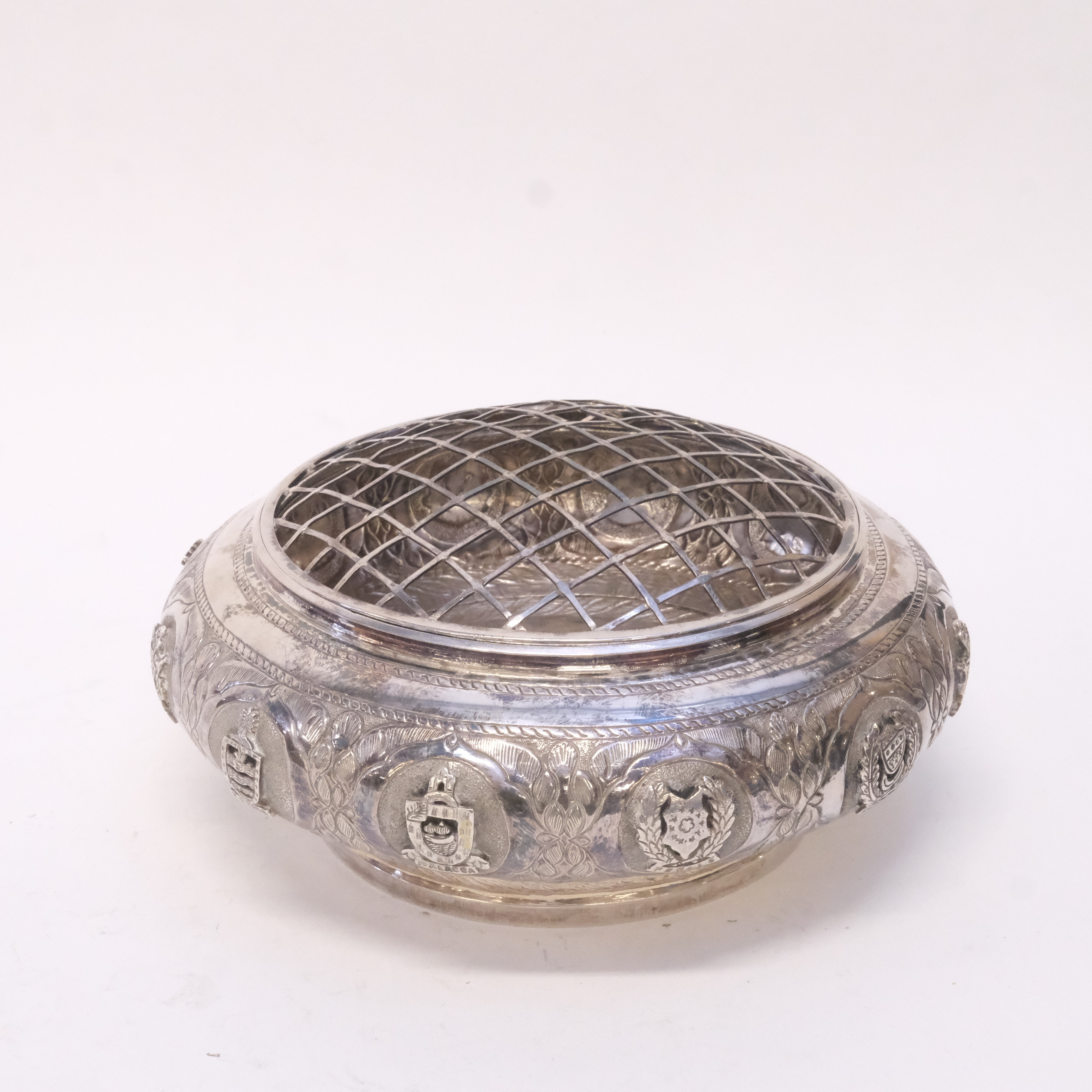 ROSENSKÅL, SILVER.