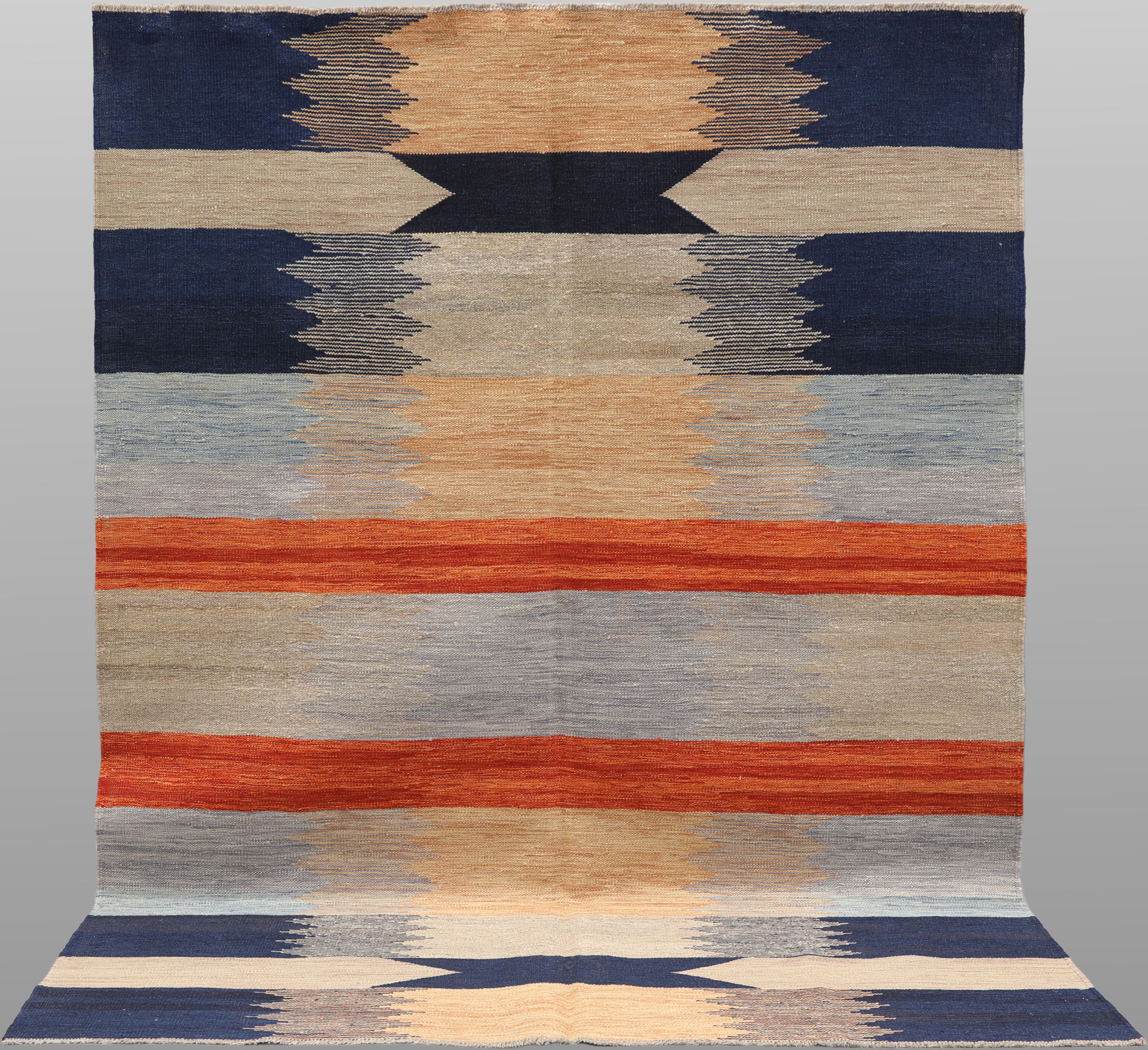 ORIENTMATTA. Kelim modern design, 244 x 170 cm.