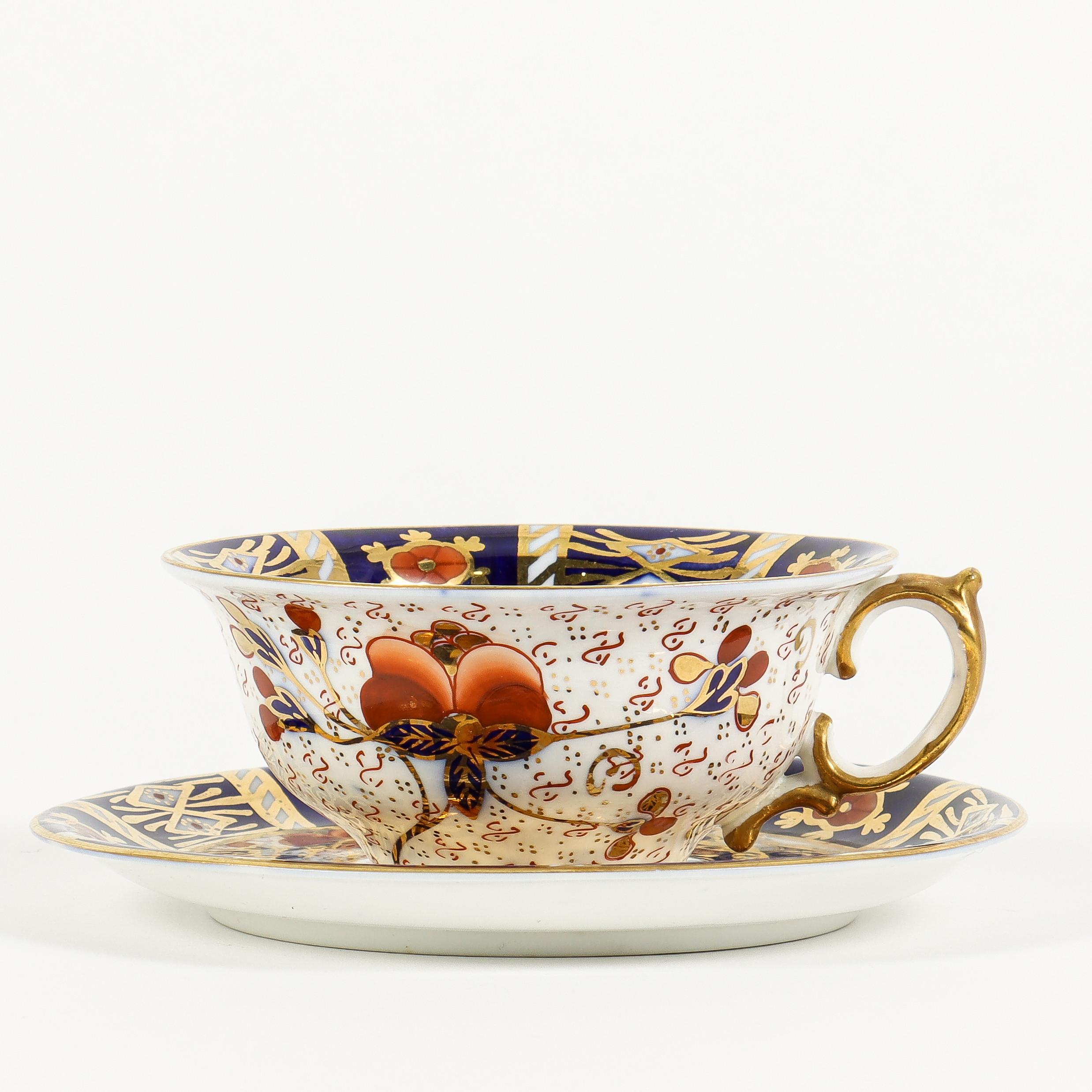 TEKOPP Royal Crown Derby eller äldre kopia, 1800-tal.
