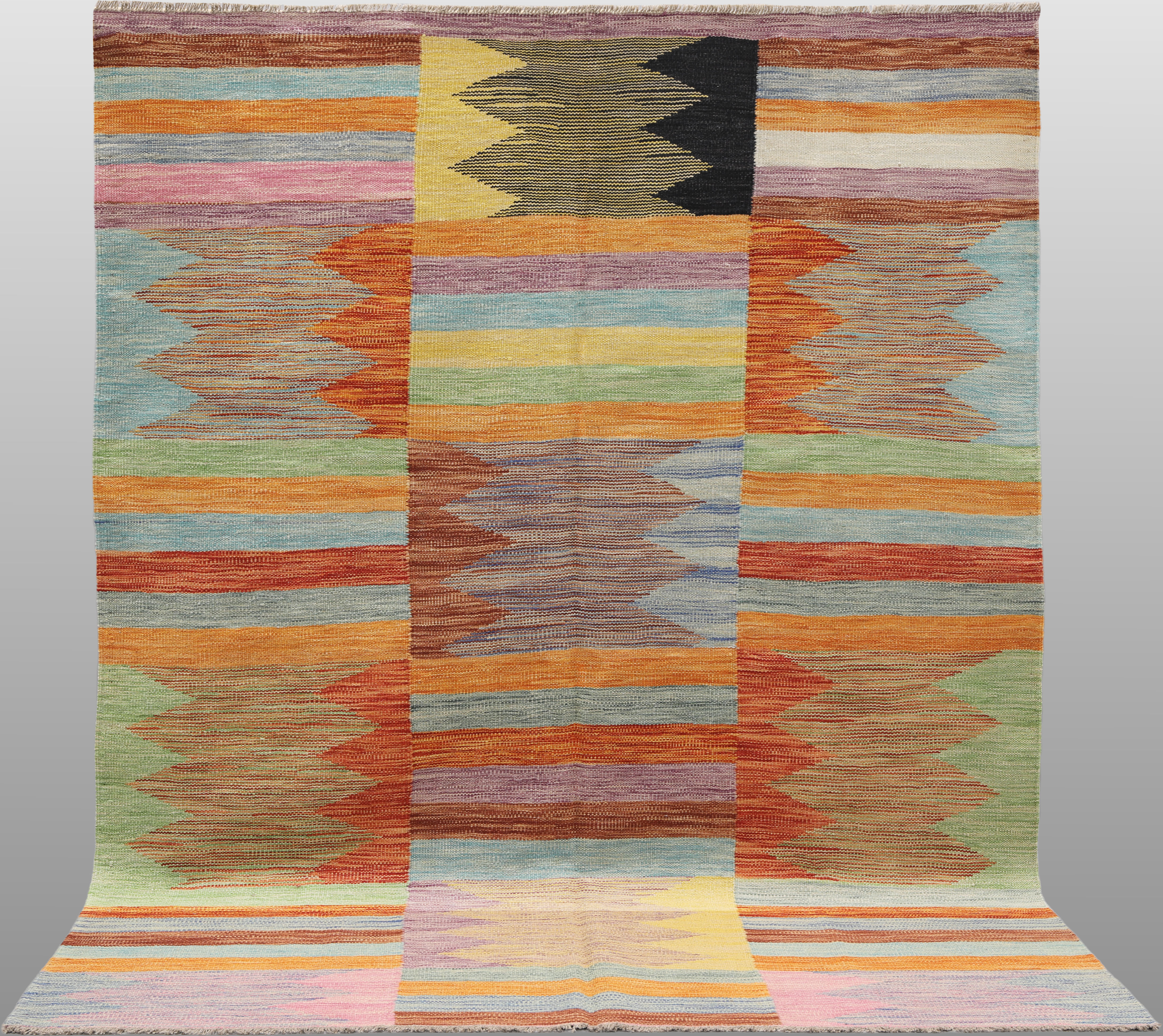 ORIENTMATTA. Kelim modern design, 243 x 172 cm.