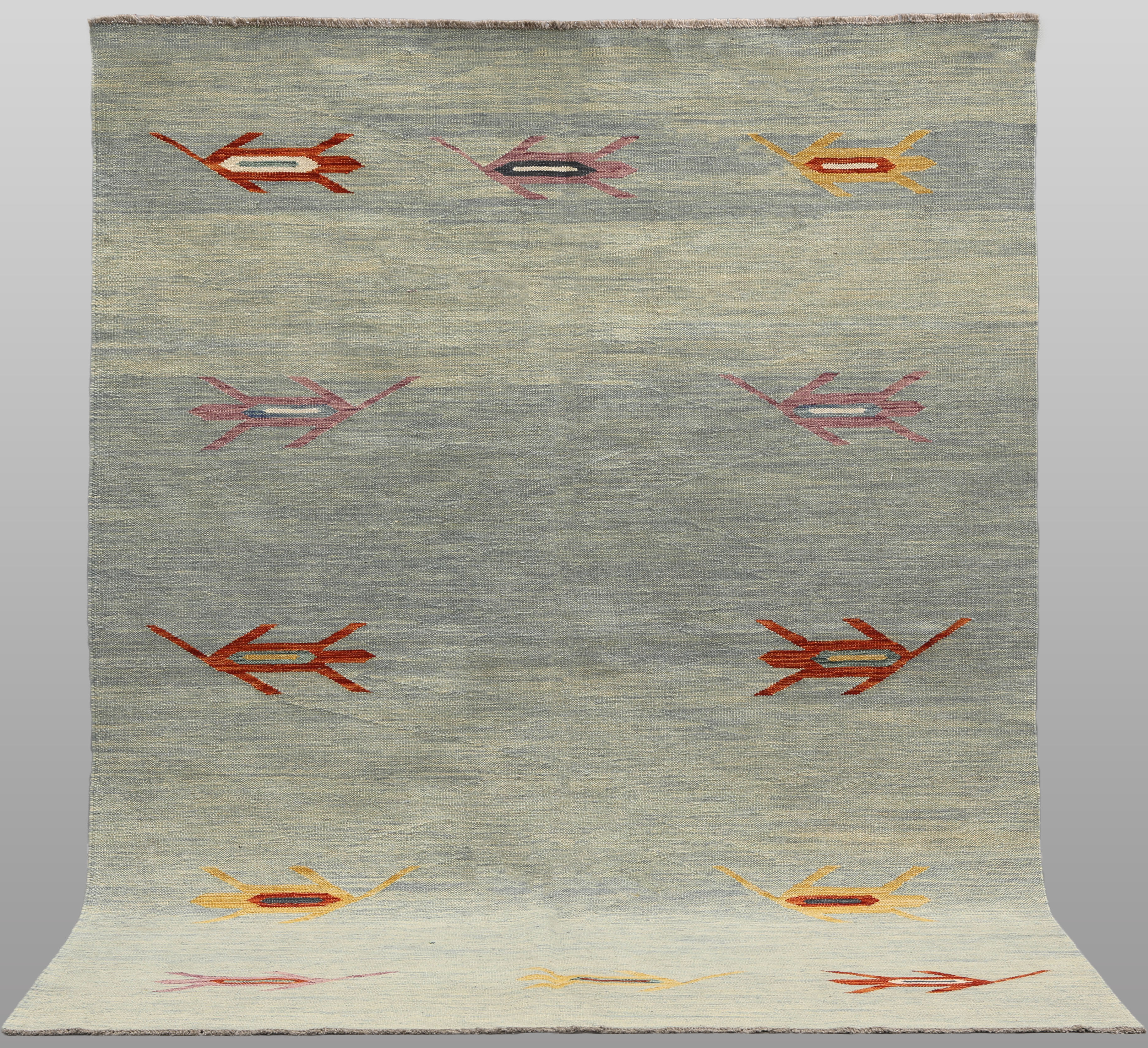 ORIENTMATTA. Kelim modern design, 239 x 174 cm.