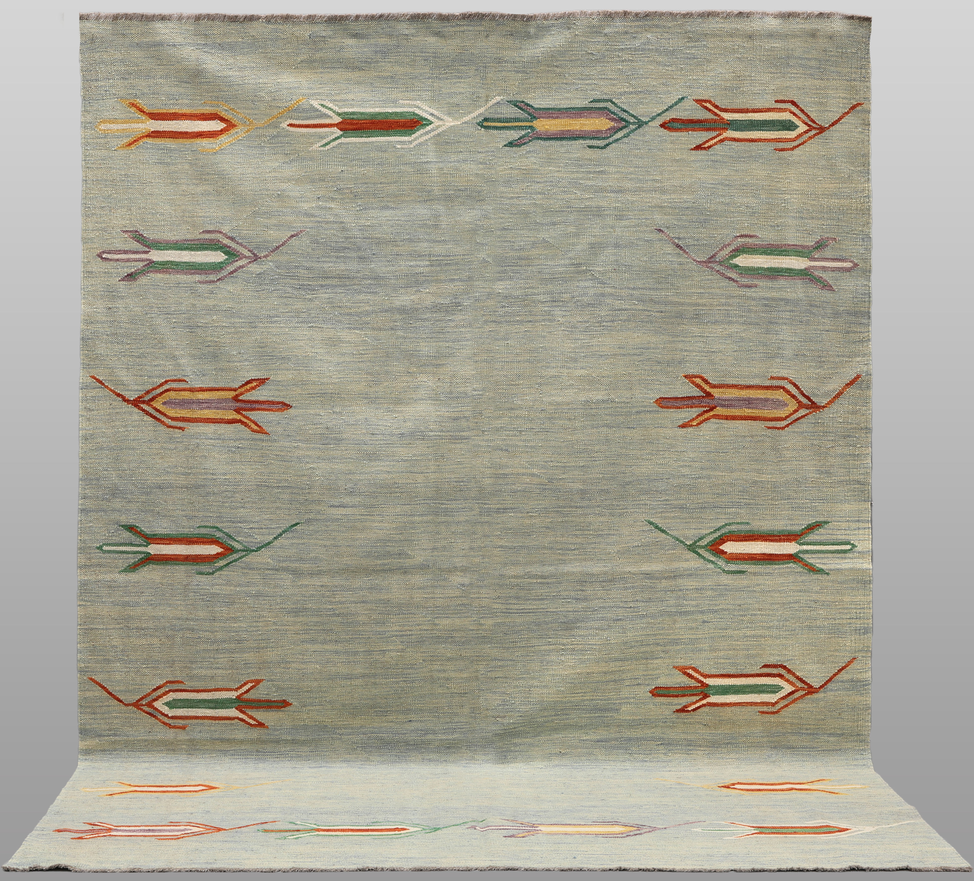 ORIENTMATTA. Kelim modern design, 294 x 206 cm.