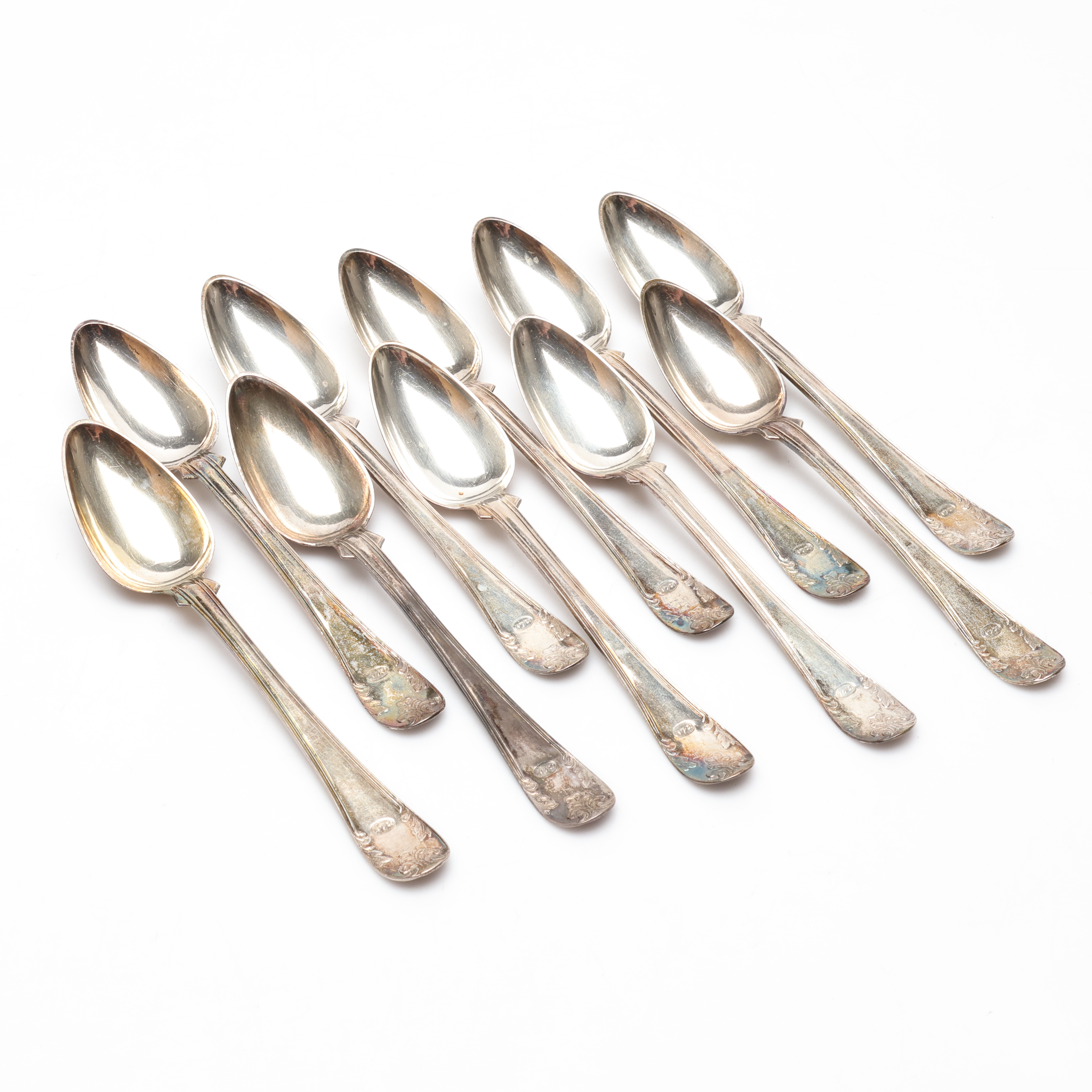 SKEDAR, 10 st, silver, 1800 tal, vikt ca 235 g.