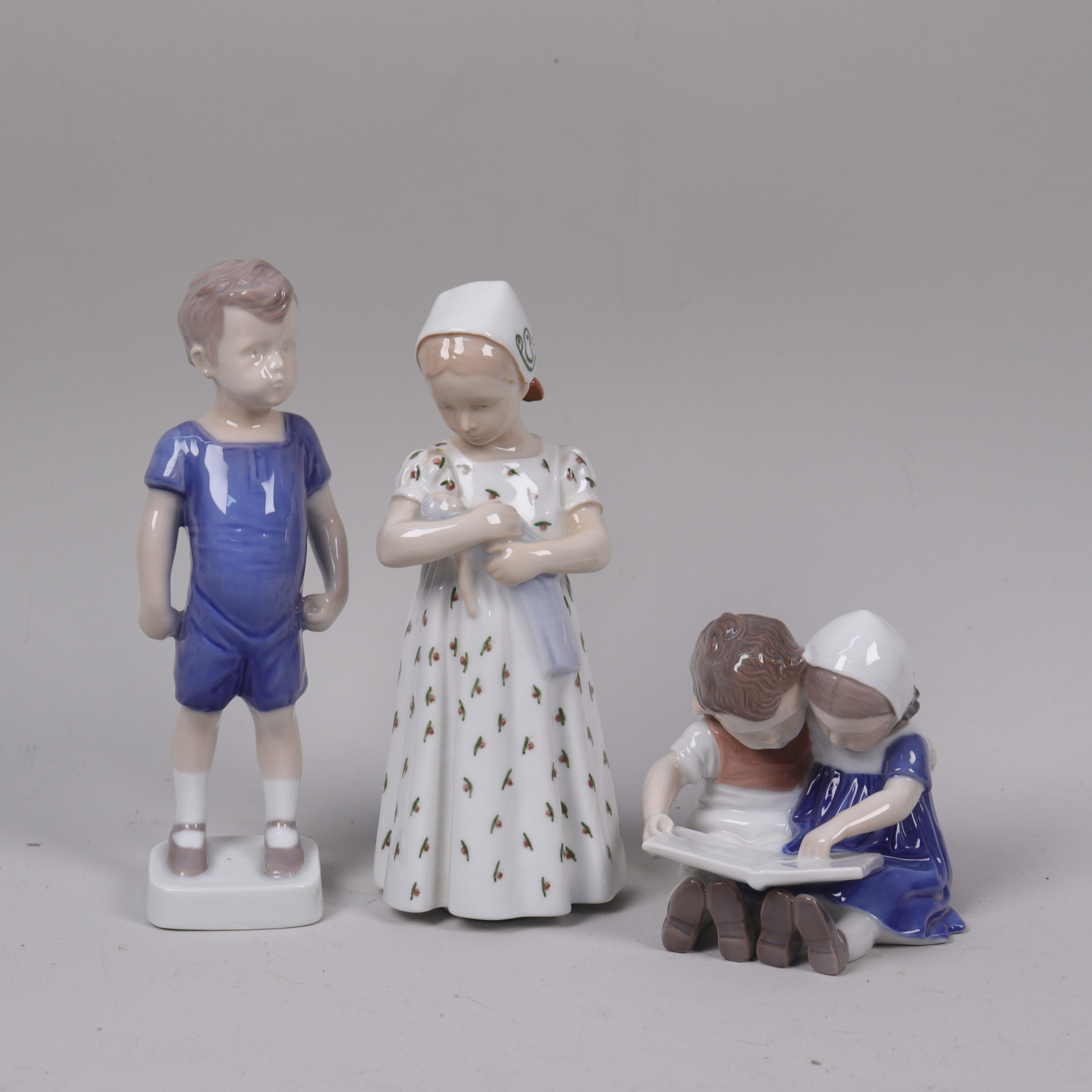 INGEBORG PLOCKROSS IRMINGER. för Bing & Gröndahl, figuriner, 3 st.