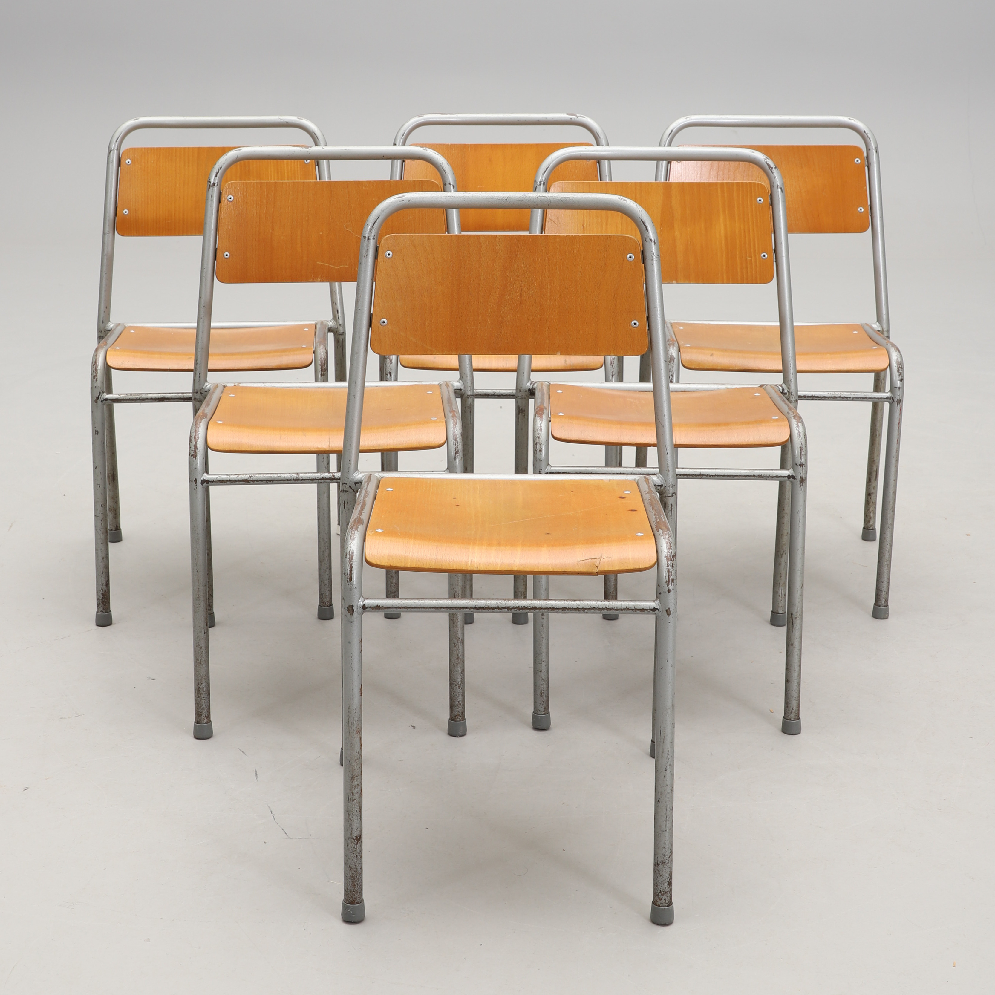 STOLAR, 6 st, AB Åberg & Söner, Lönsboda, 1900-talets andra hälft.