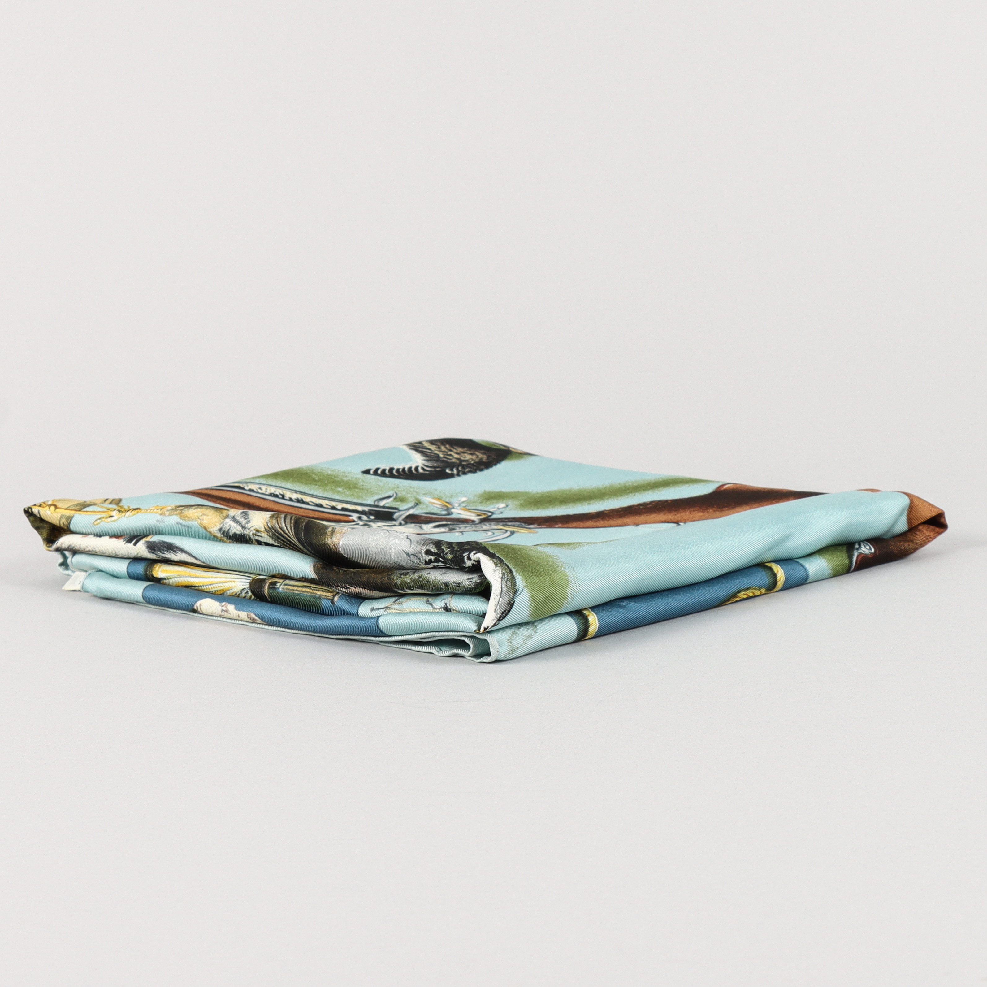 HERMÈS, "Les Fusils", scarf.