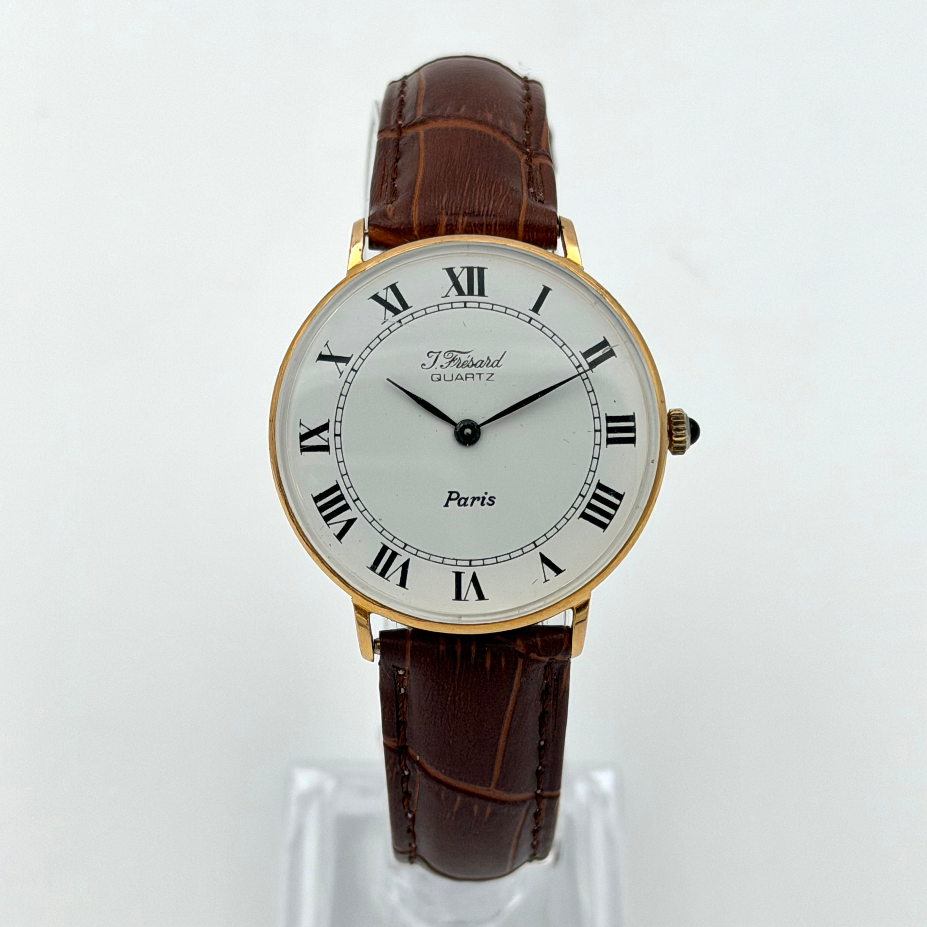 J FRESARD, armbandsur, quartz, gulddouble´.