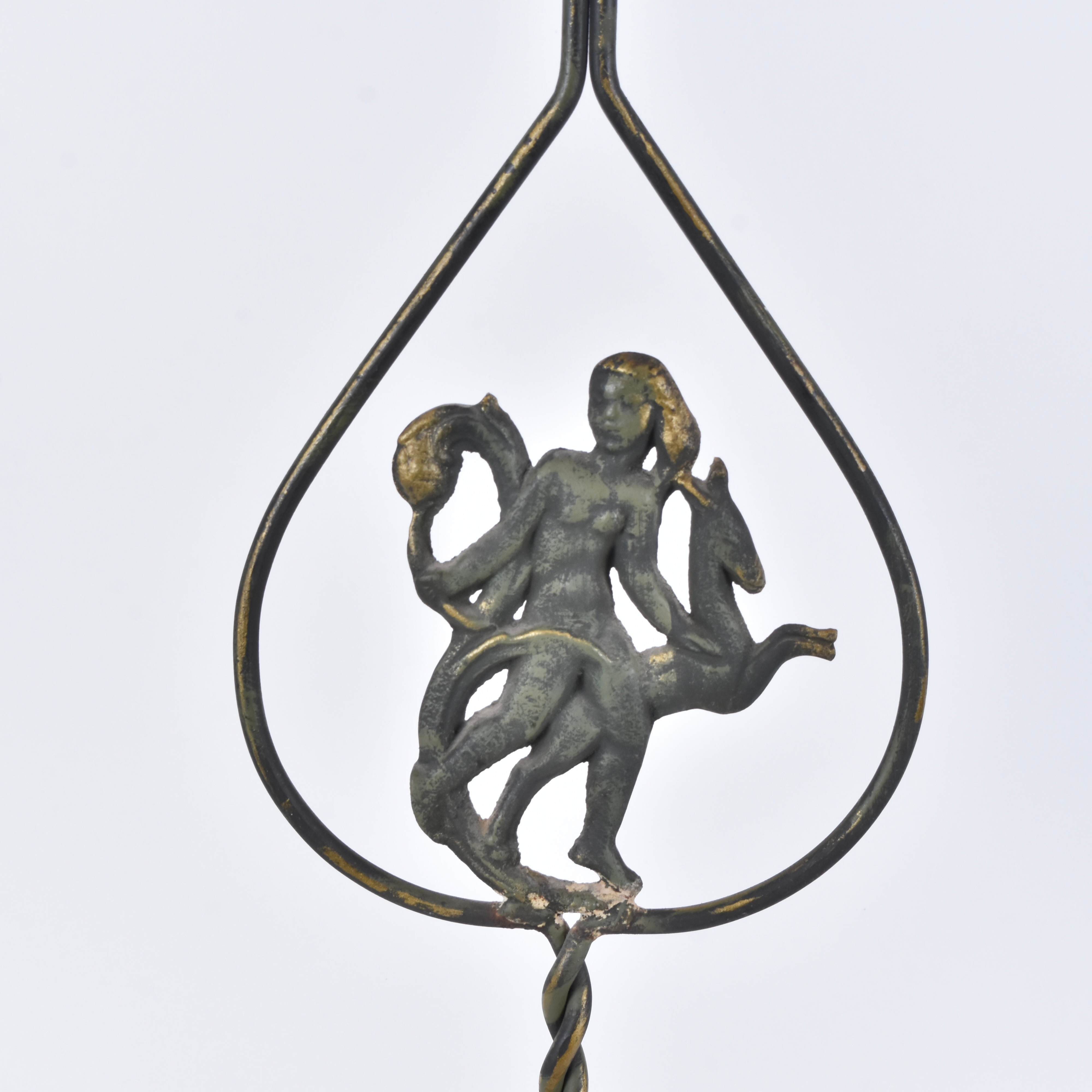 GOLVLJUSSTAKE, bronserad metall, Swedish Grace, 1900-talets 1 hälft.
