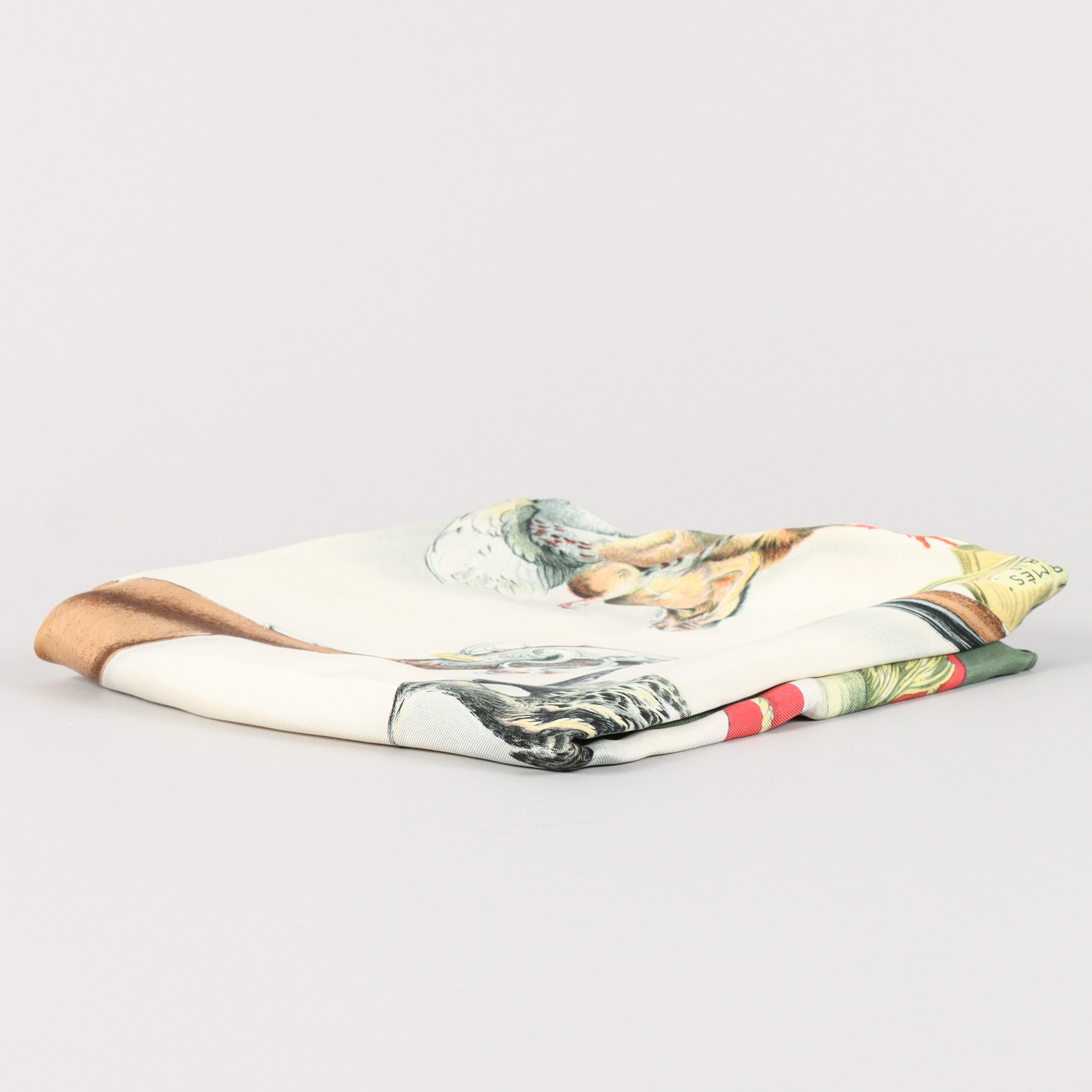HERMÈS, "Les Fusils", scarf.