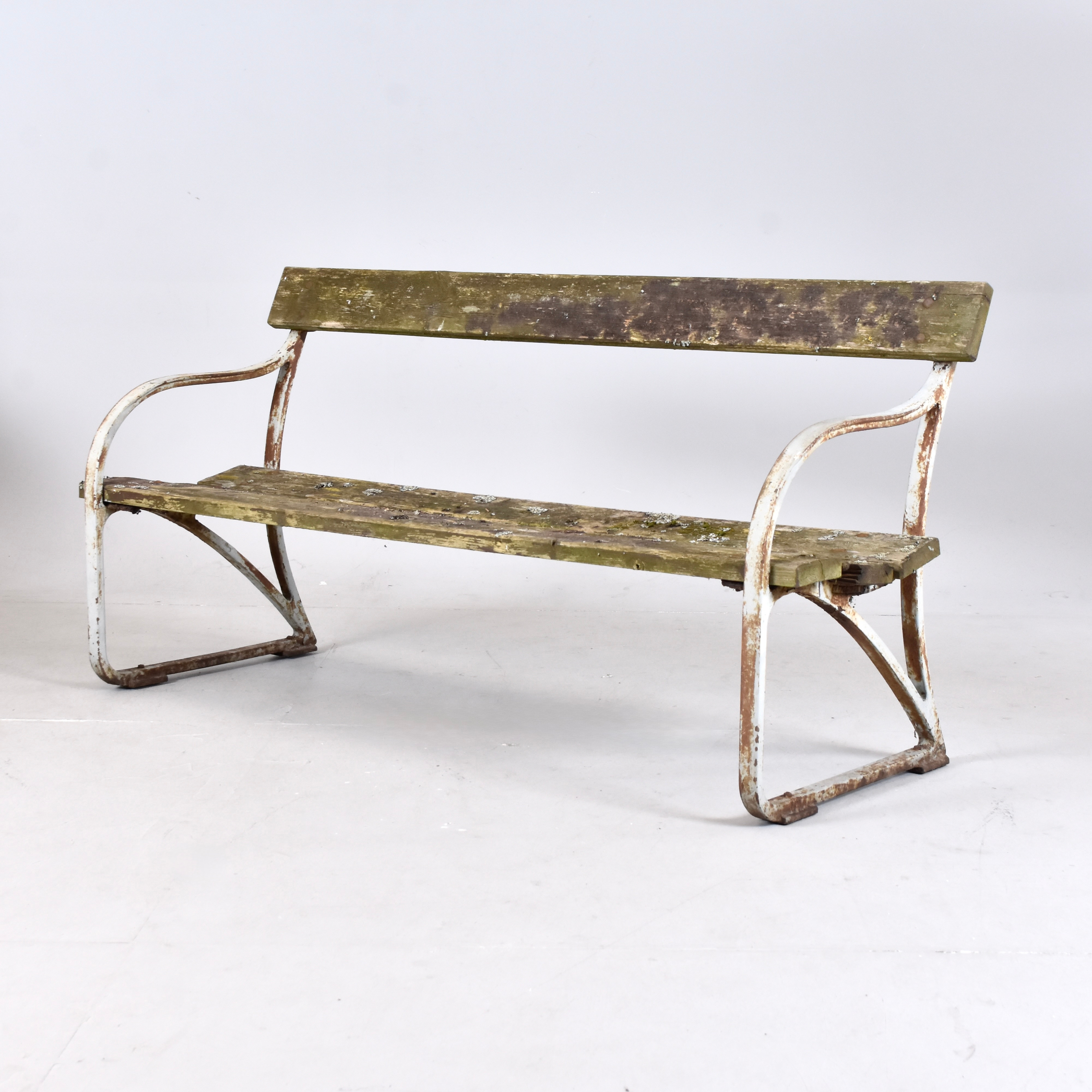 PARKBÄNK, gjutjärn, Swedish Grace, Näfveqvarn, 1900-talets 1 hälft.