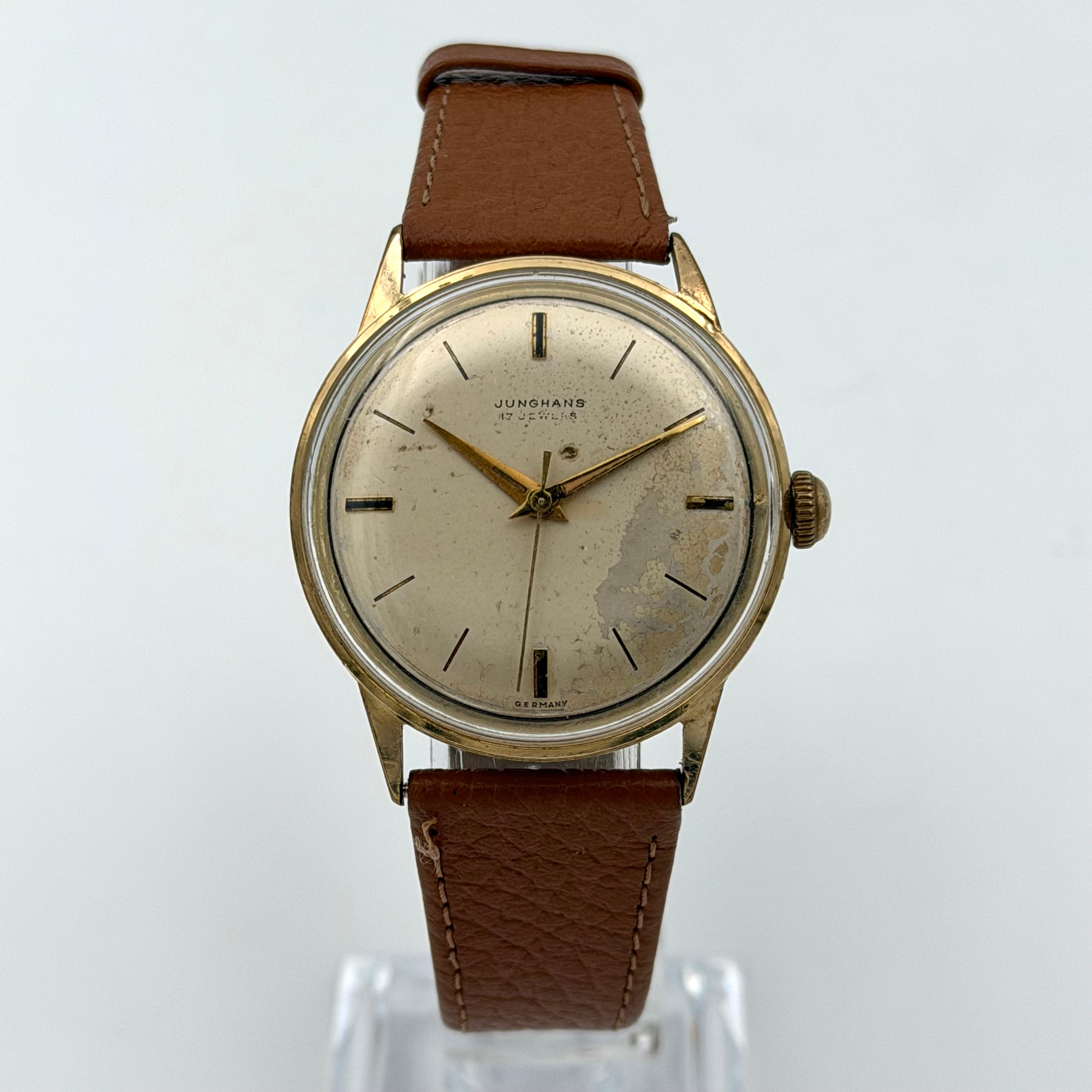 JUNGHANS, armbandsur, 1960/70-tal, manuell, gulddouble´.