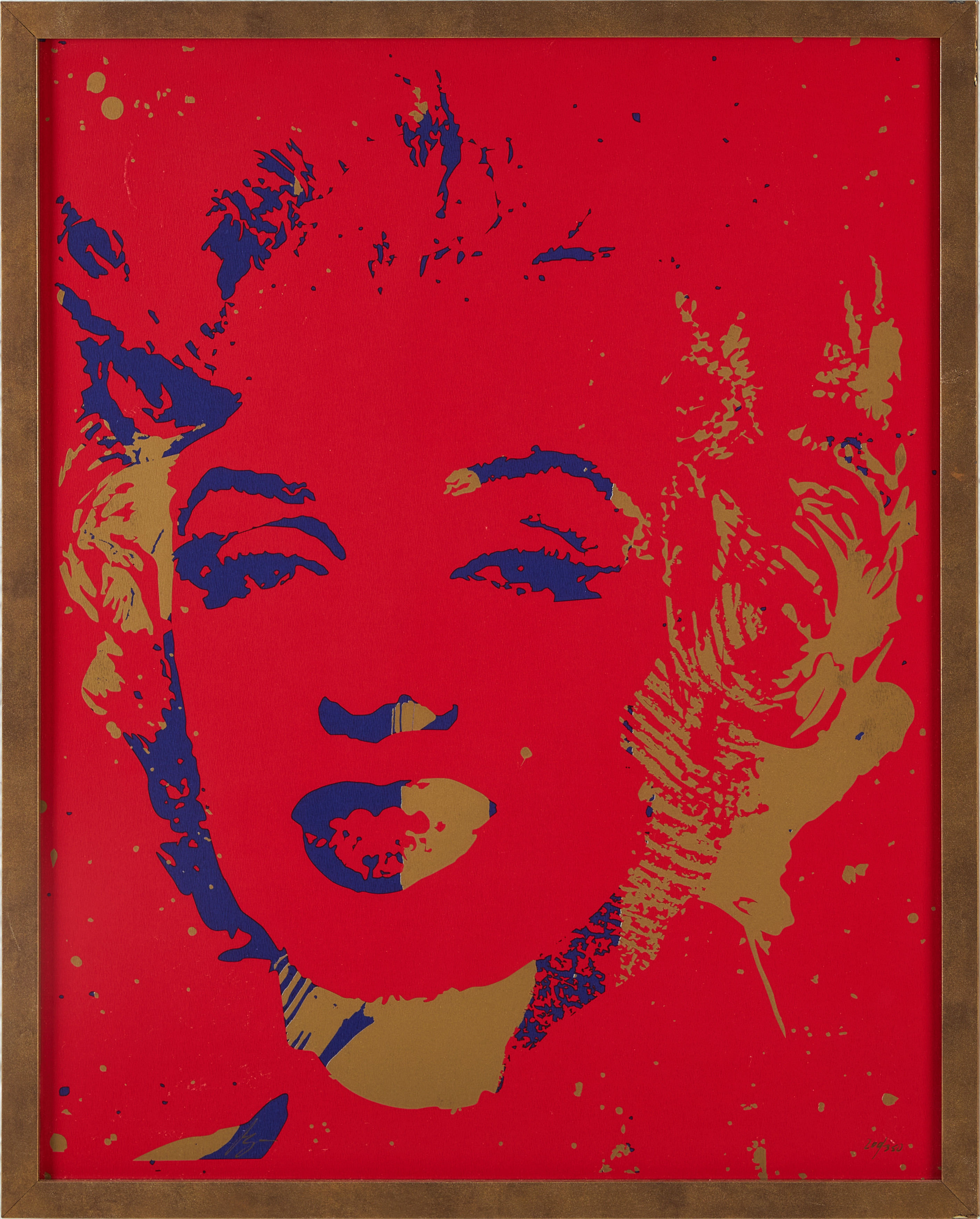 RICHARD RYAN (f. 1974) Marilyn, 2 stycken serigrafier, signerade, numrerade 200/350 och 201/350.