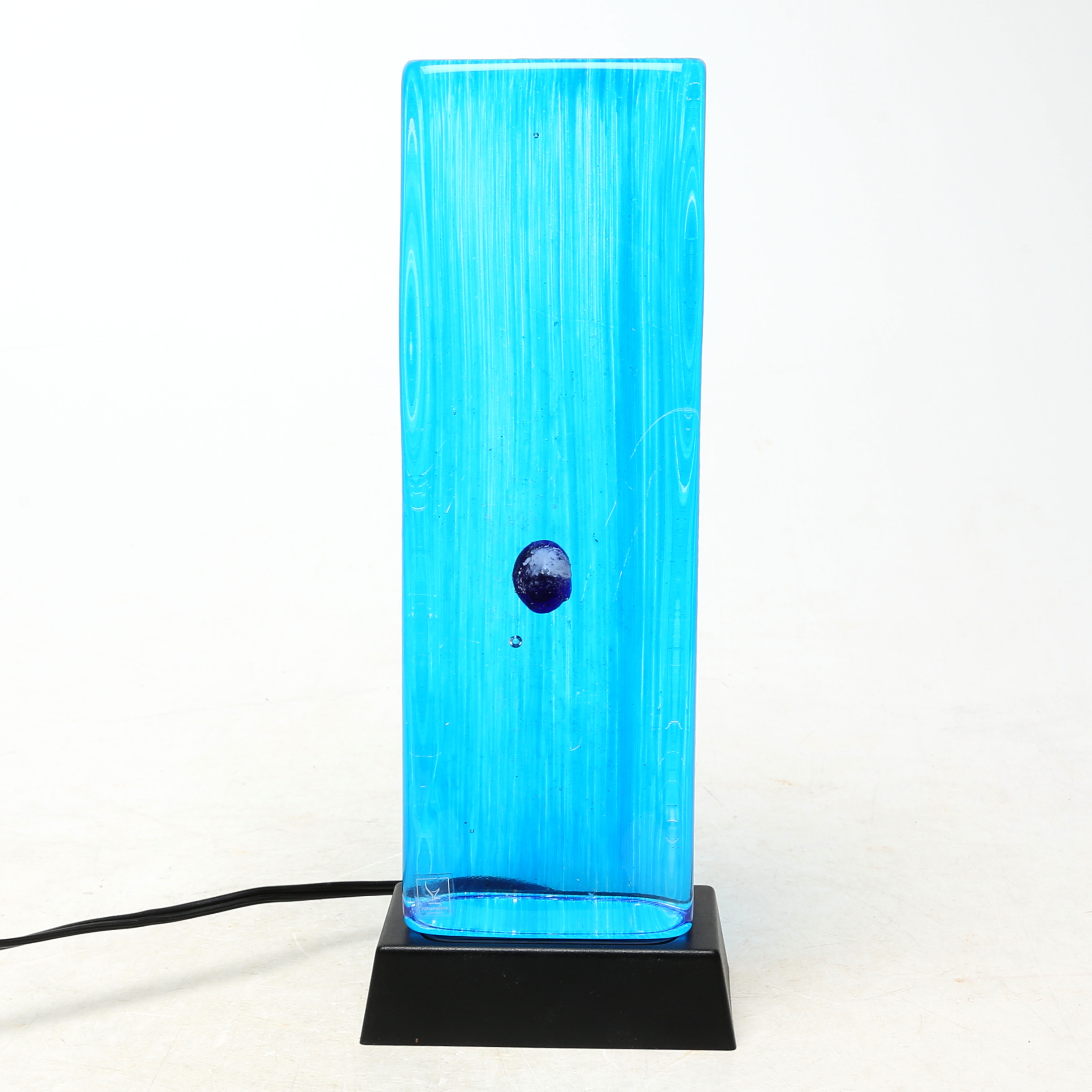 SKULPTUR, glas, med LJUSBOX. Johansfors.