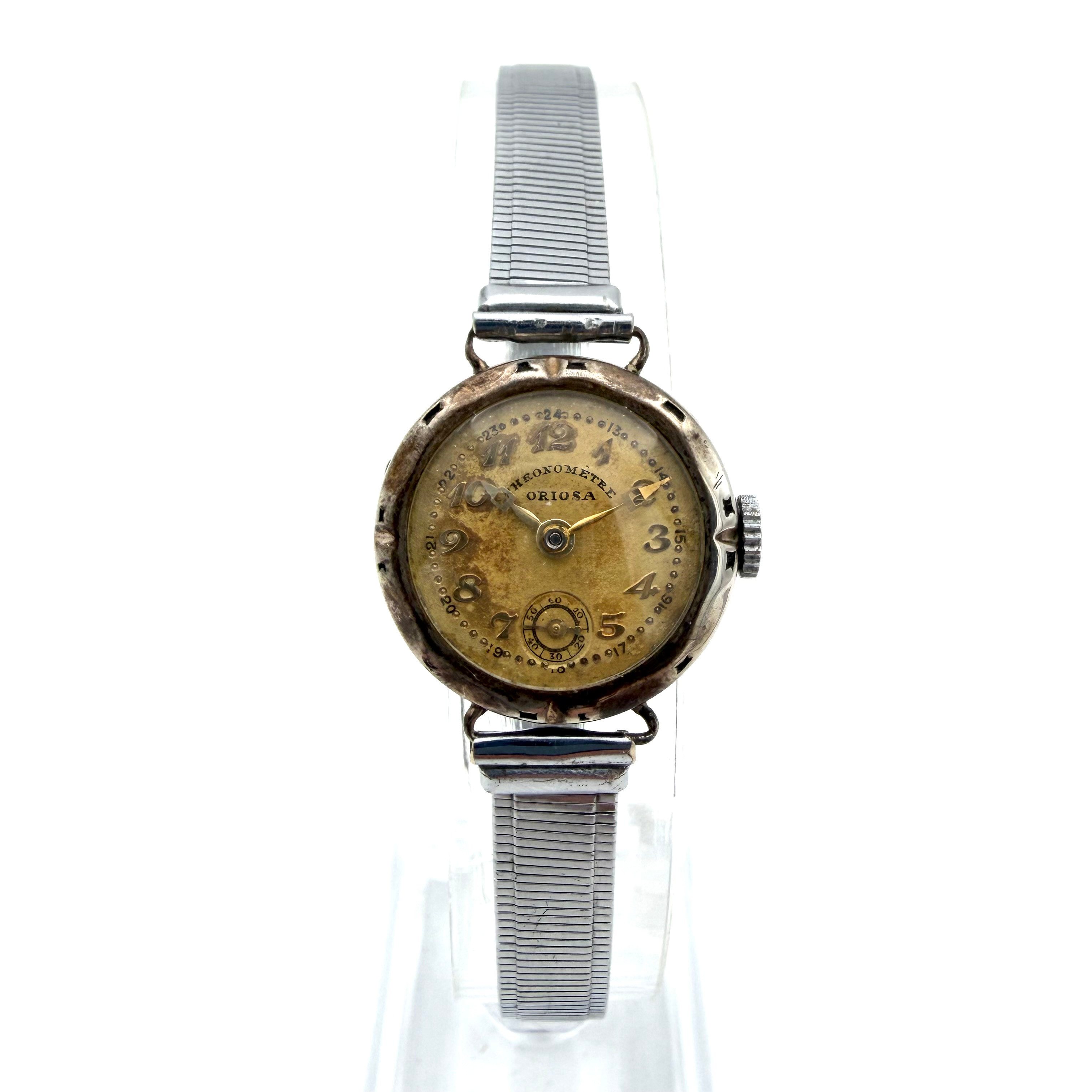 ORIOSA CHRONOMETRE, armbandsur, manuell, silver.