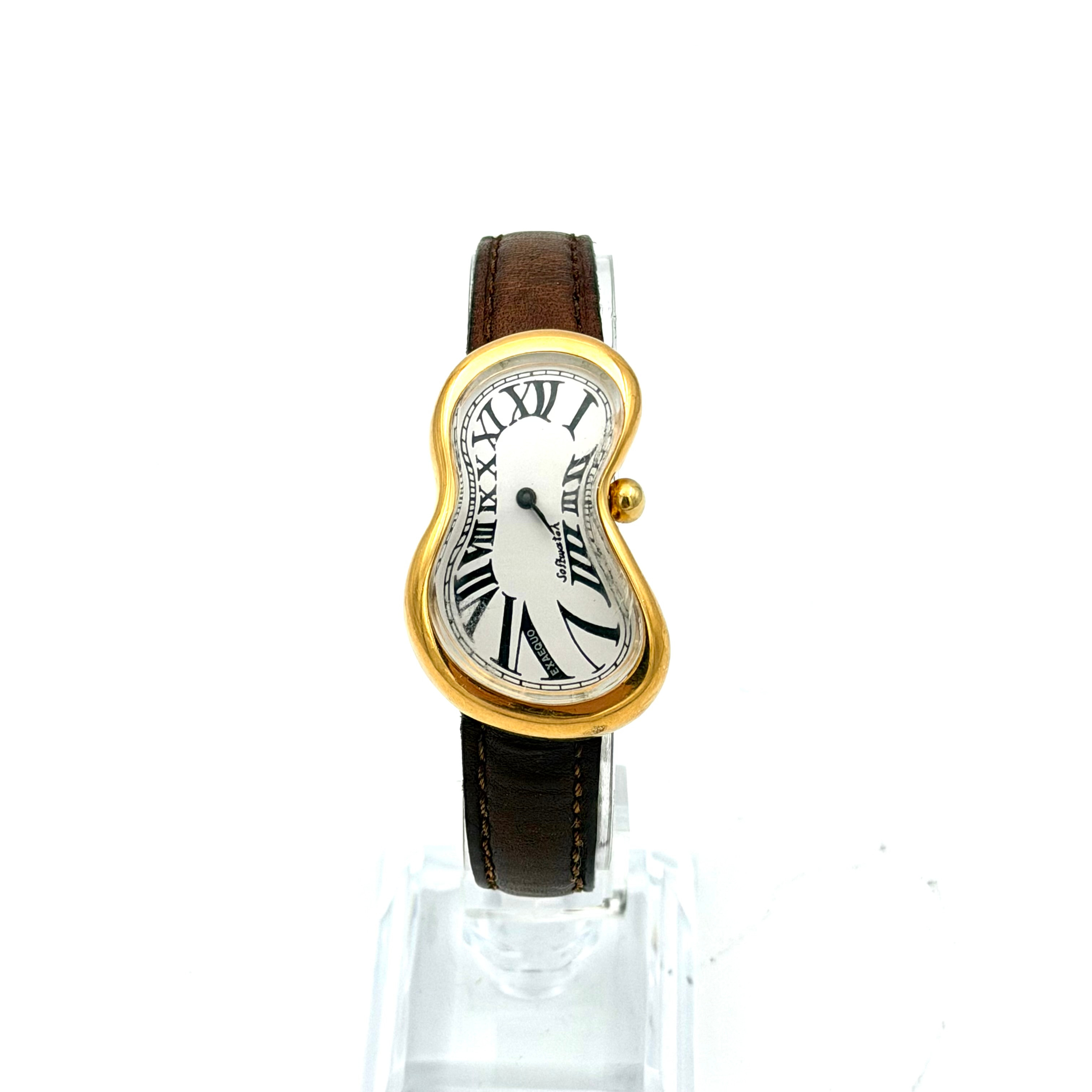 EXAEQUO SOFTWATCH, armbandsur, 1990-tal, quartz, guldpläterad.