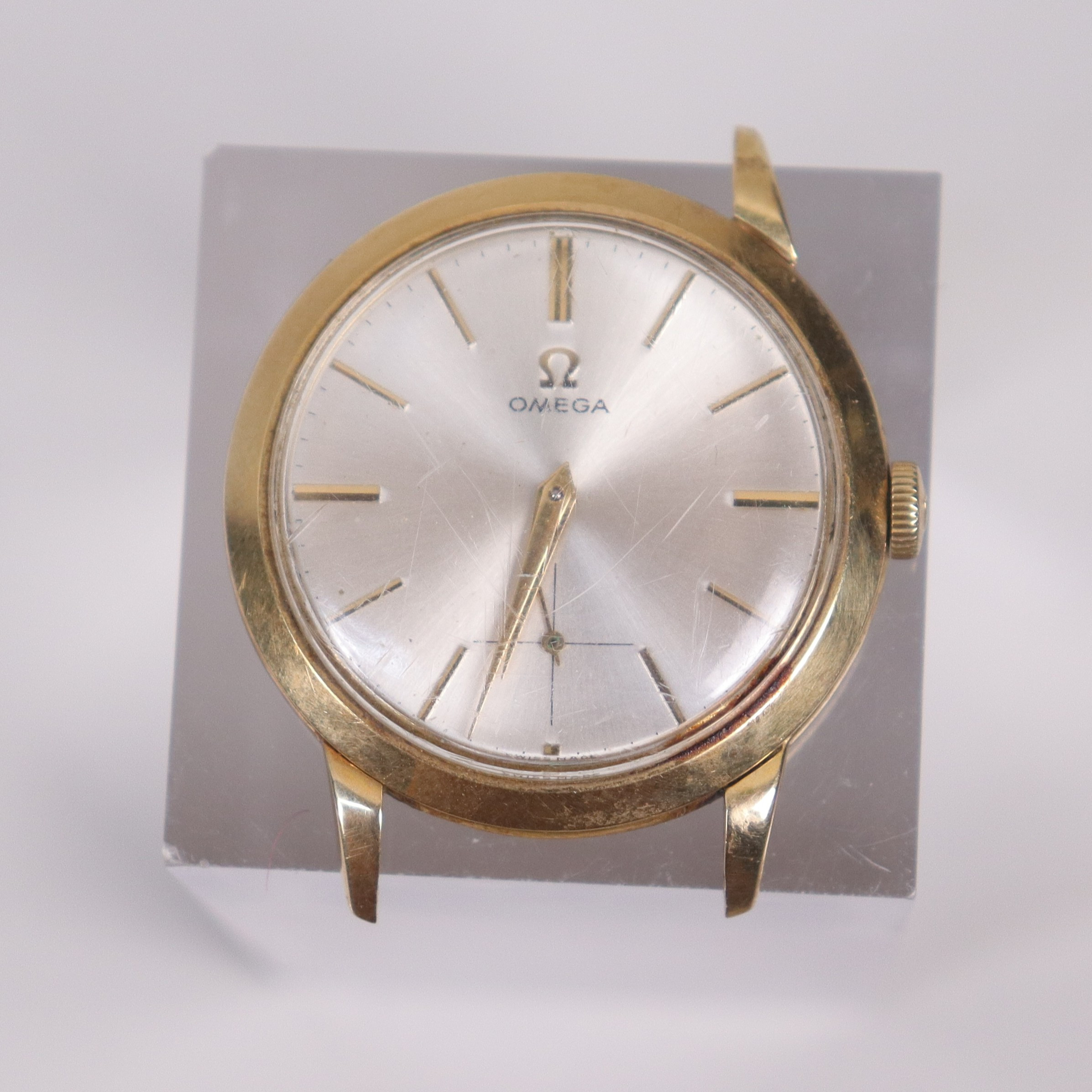 ARMBANDSUR, Omega, manuell, 14k guld, 1954.