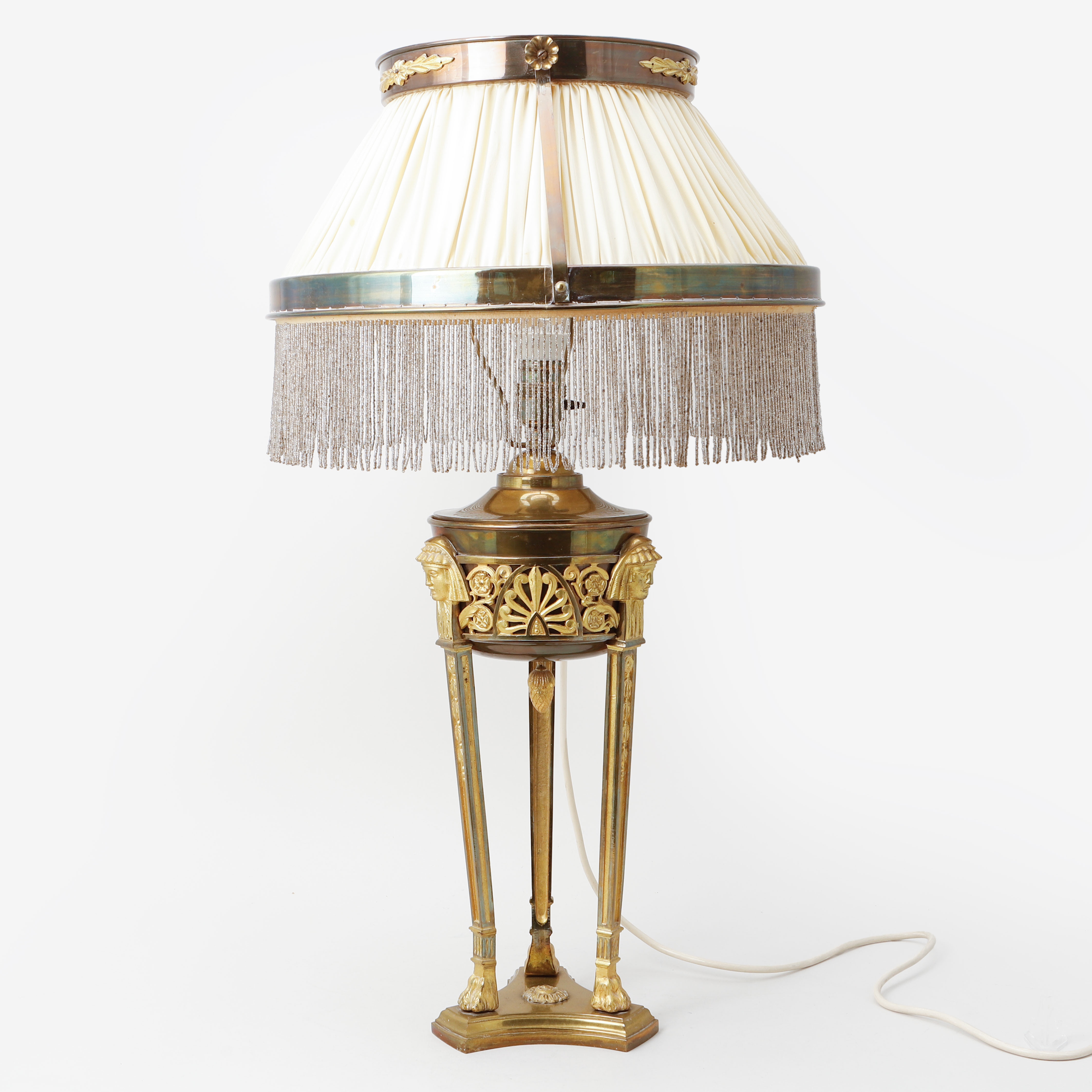 BORDSLAMPA, empirestil, 1800-/1900-tal.