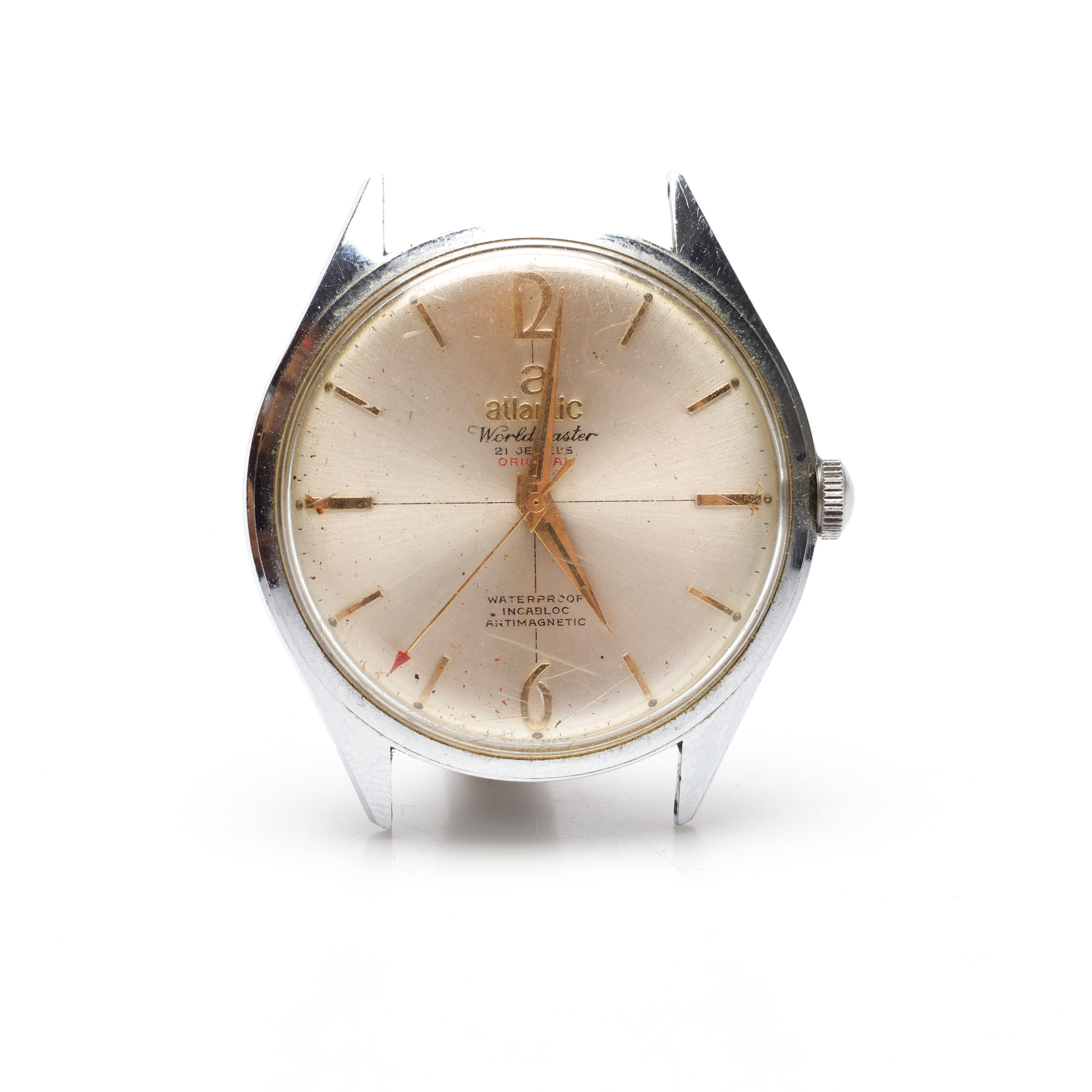 ARMBANDSUR, Atlantic Worldmaster, manuell.