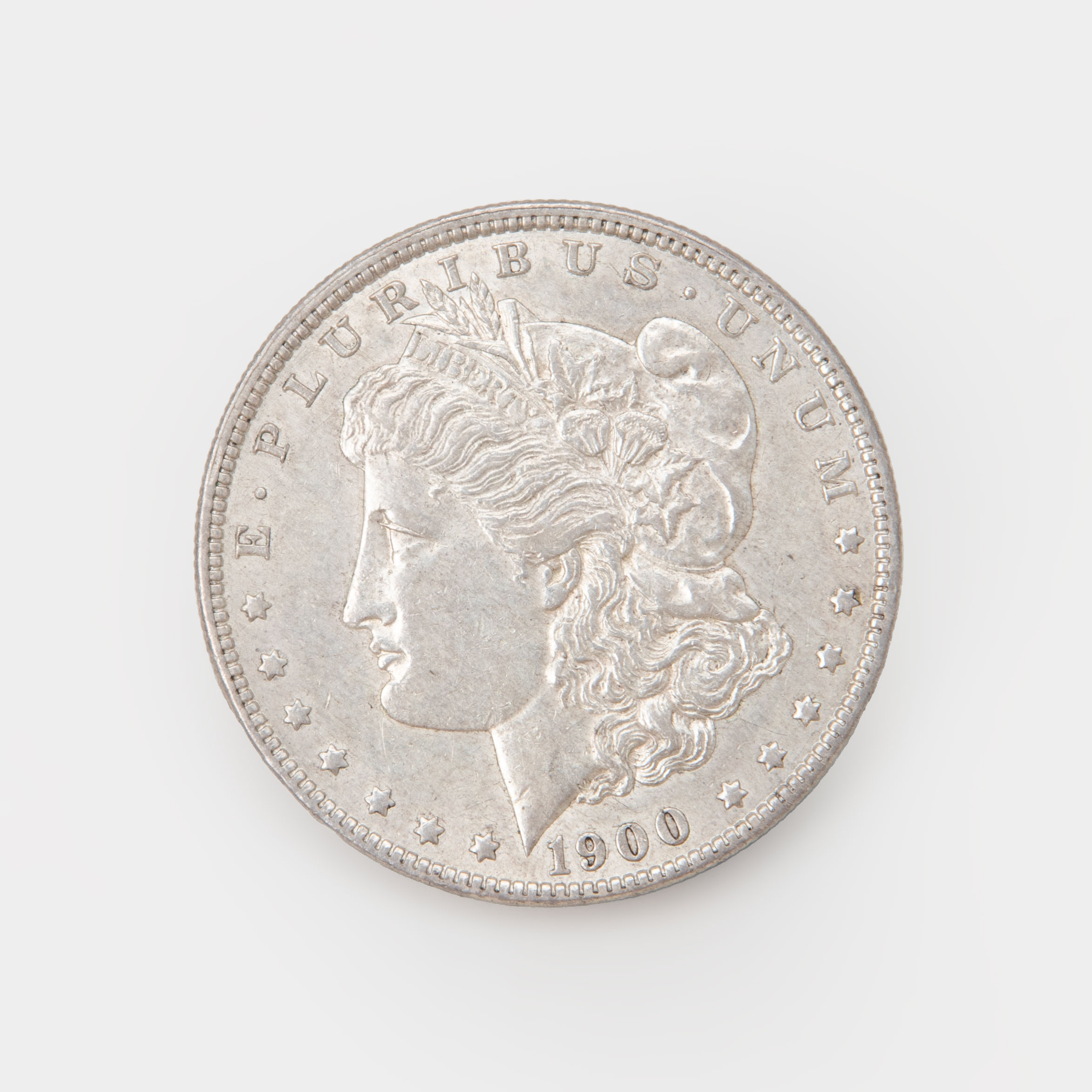 MYNT, 2 st, 1 dollar, USA, 1897 & 1900.