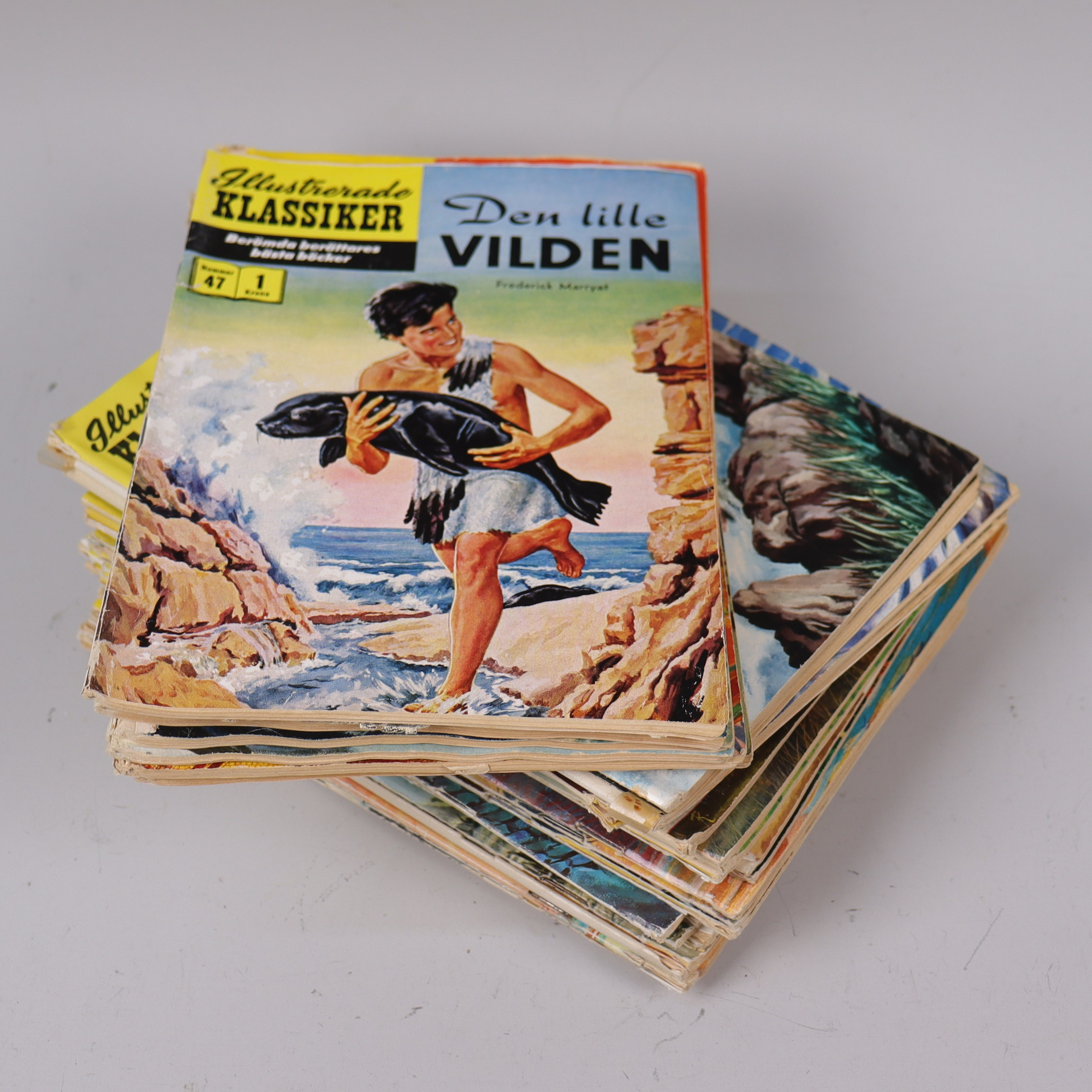 SERIETIDNINGAR, Illustrerad Klassiker, 33 st.