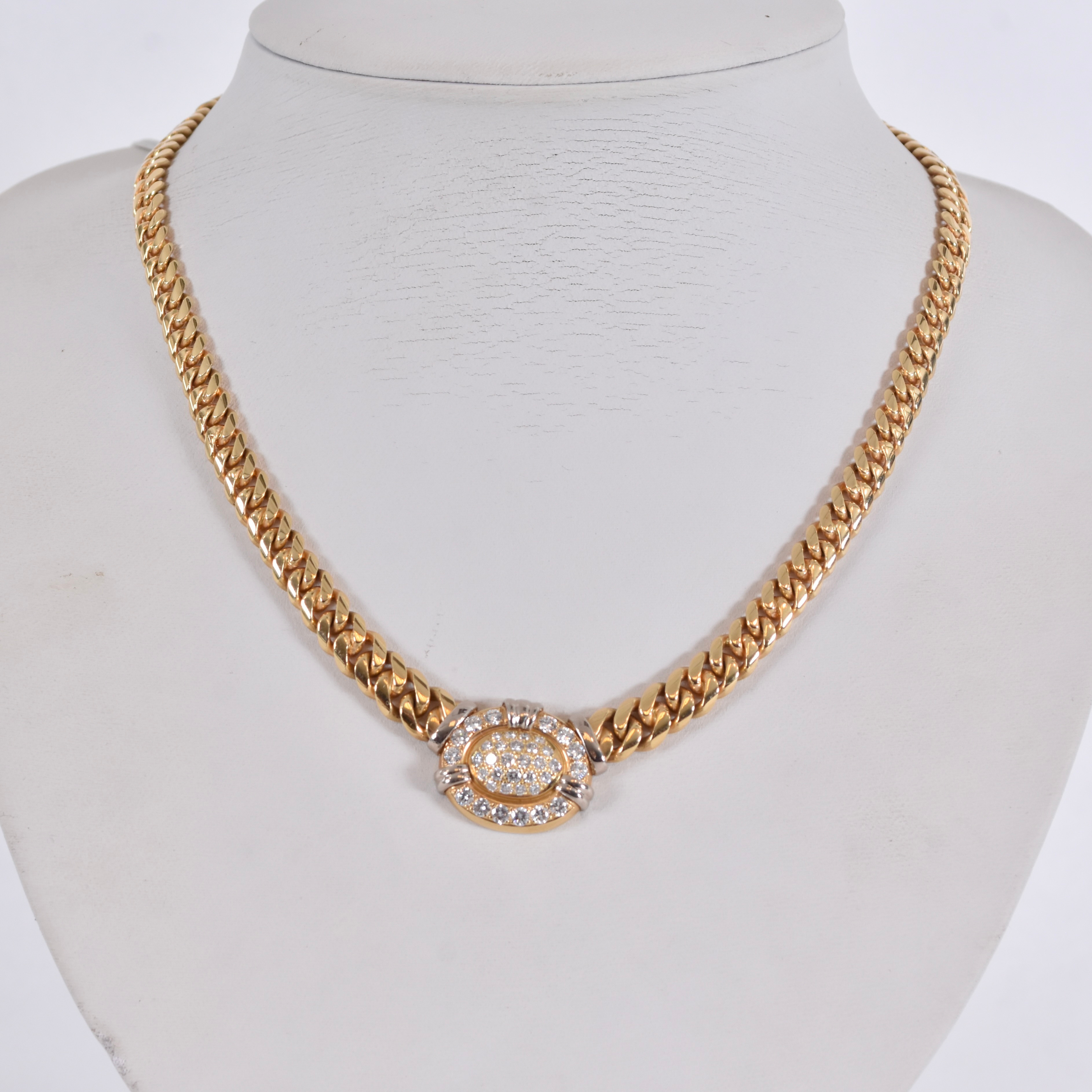 SIEGFRIED EGGER. Diamantcollier, 1,58ct, 18K.