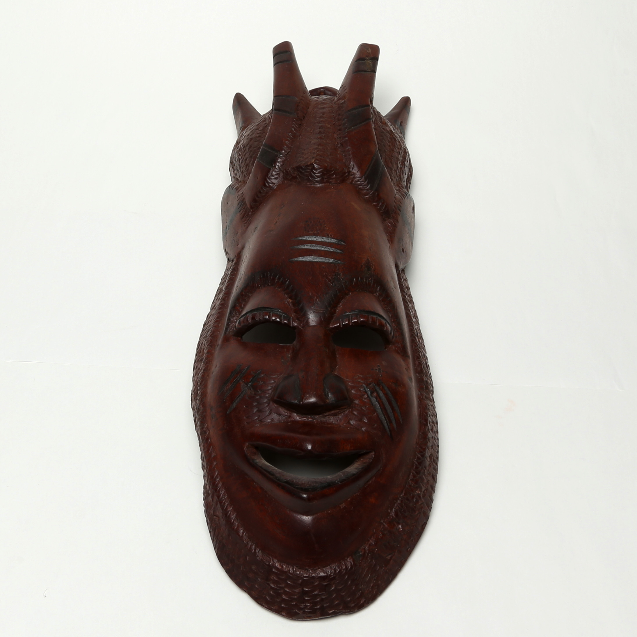 VÄGGMASK, trä, sannolikt Afrika, modern.