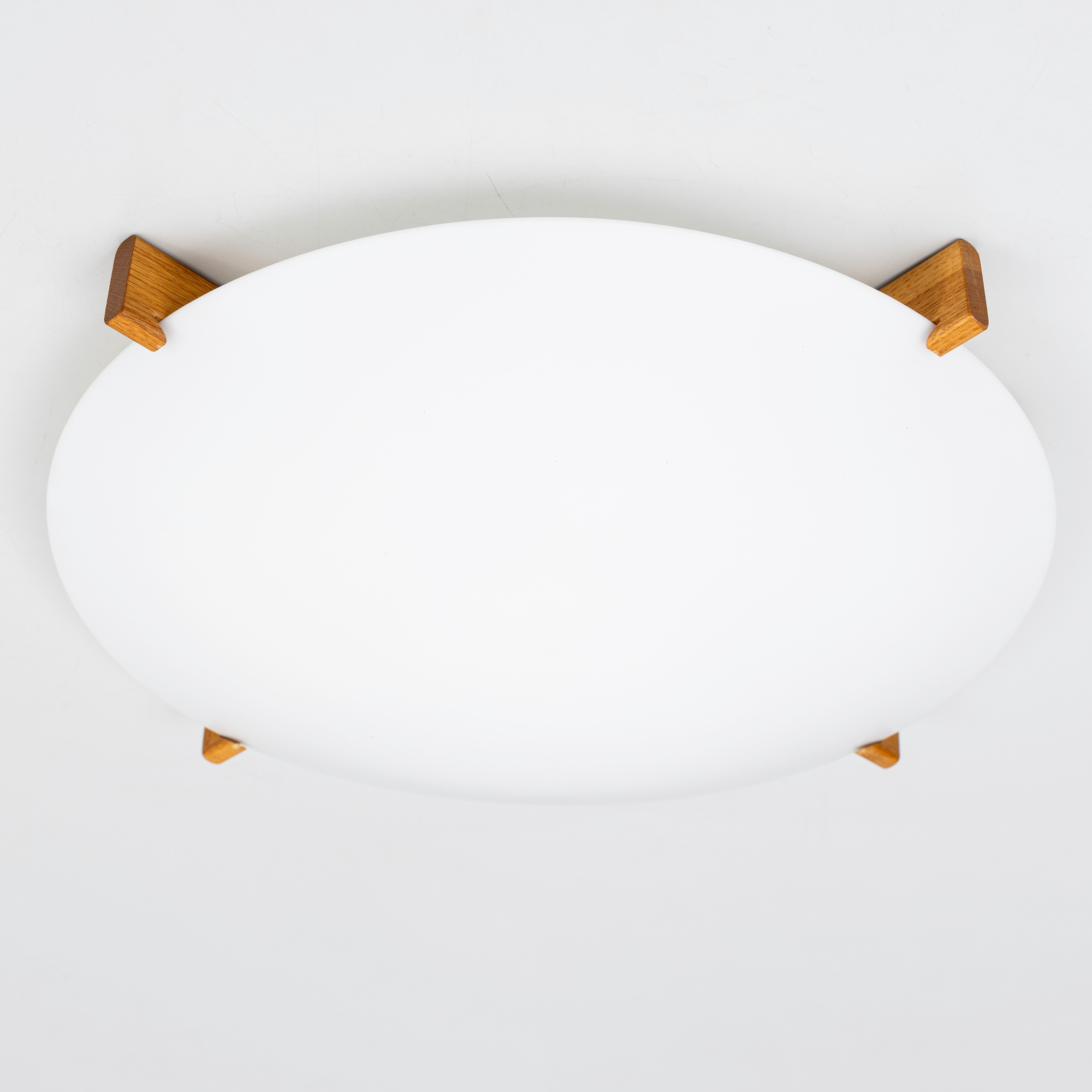 UNO & ÖSTEN KRISTIANSSON. Takplafond, "Plafo",Oljad ek och vit akryl. Luxus, Vittsjö, 1960/70-tal.