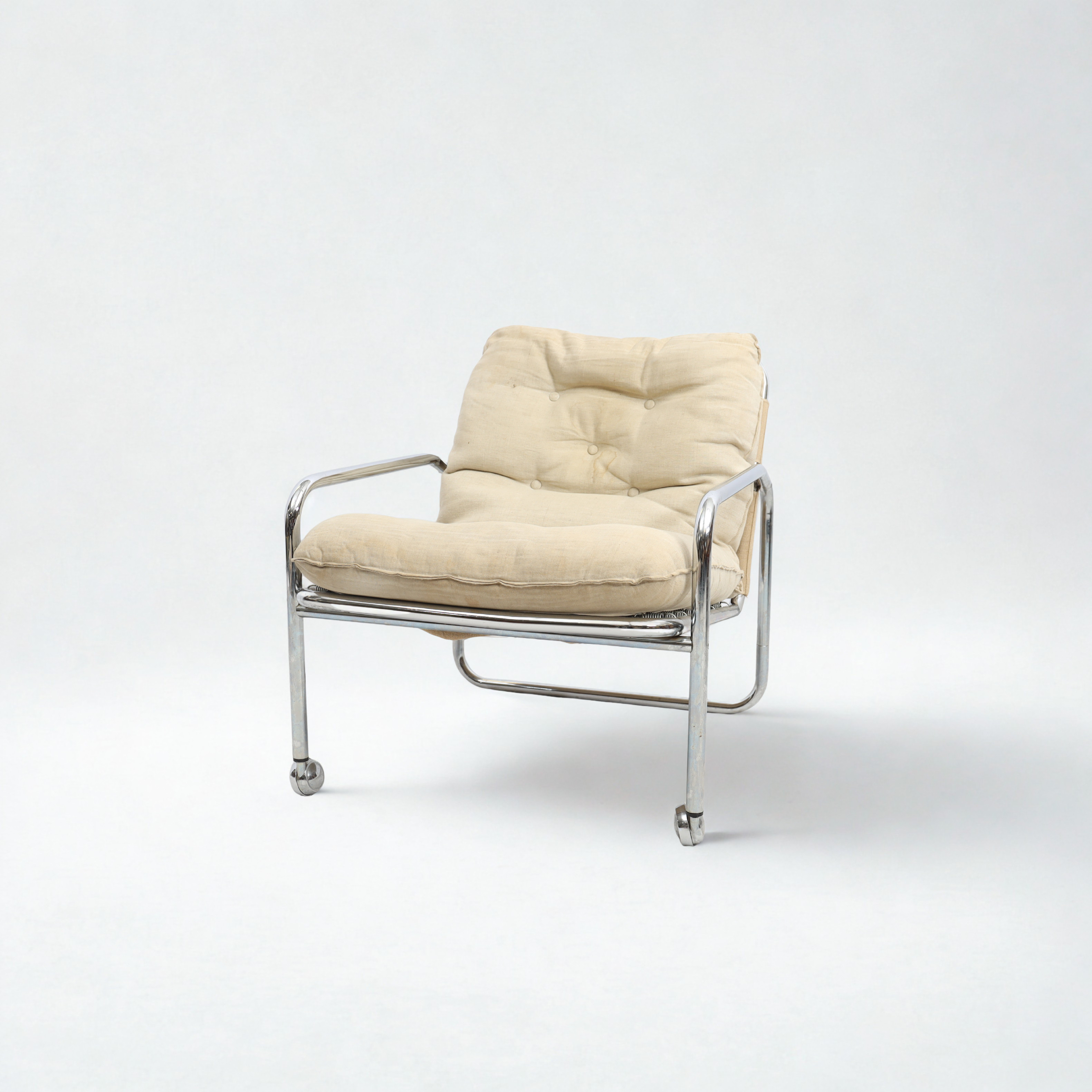 GILLIS LUNDGREN. Fåtölj, "Klav", IKEA, 1970-tal.